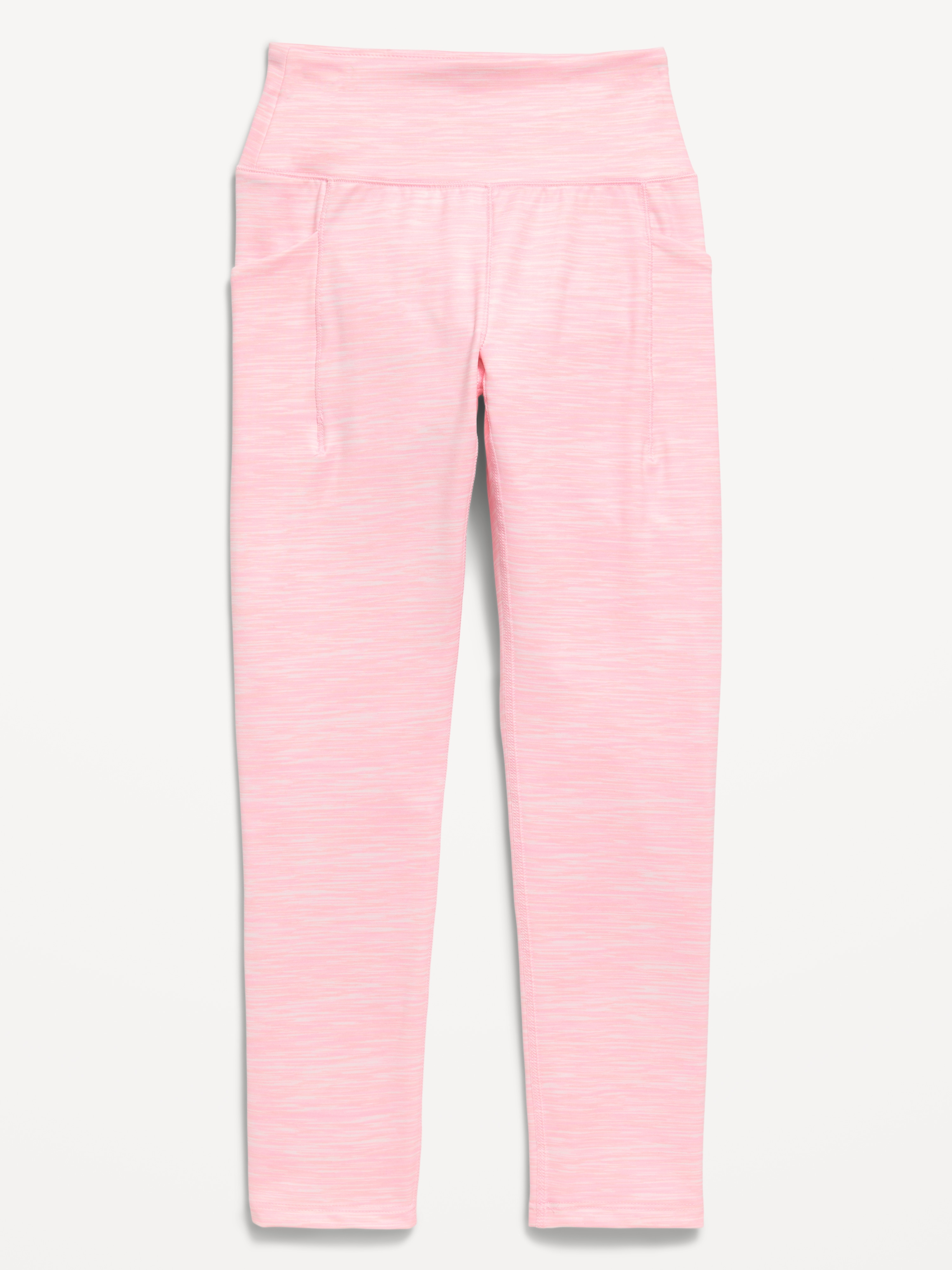 High-Waisted StudioSmooth 7/8 Leggings for Girls - Pink - 4