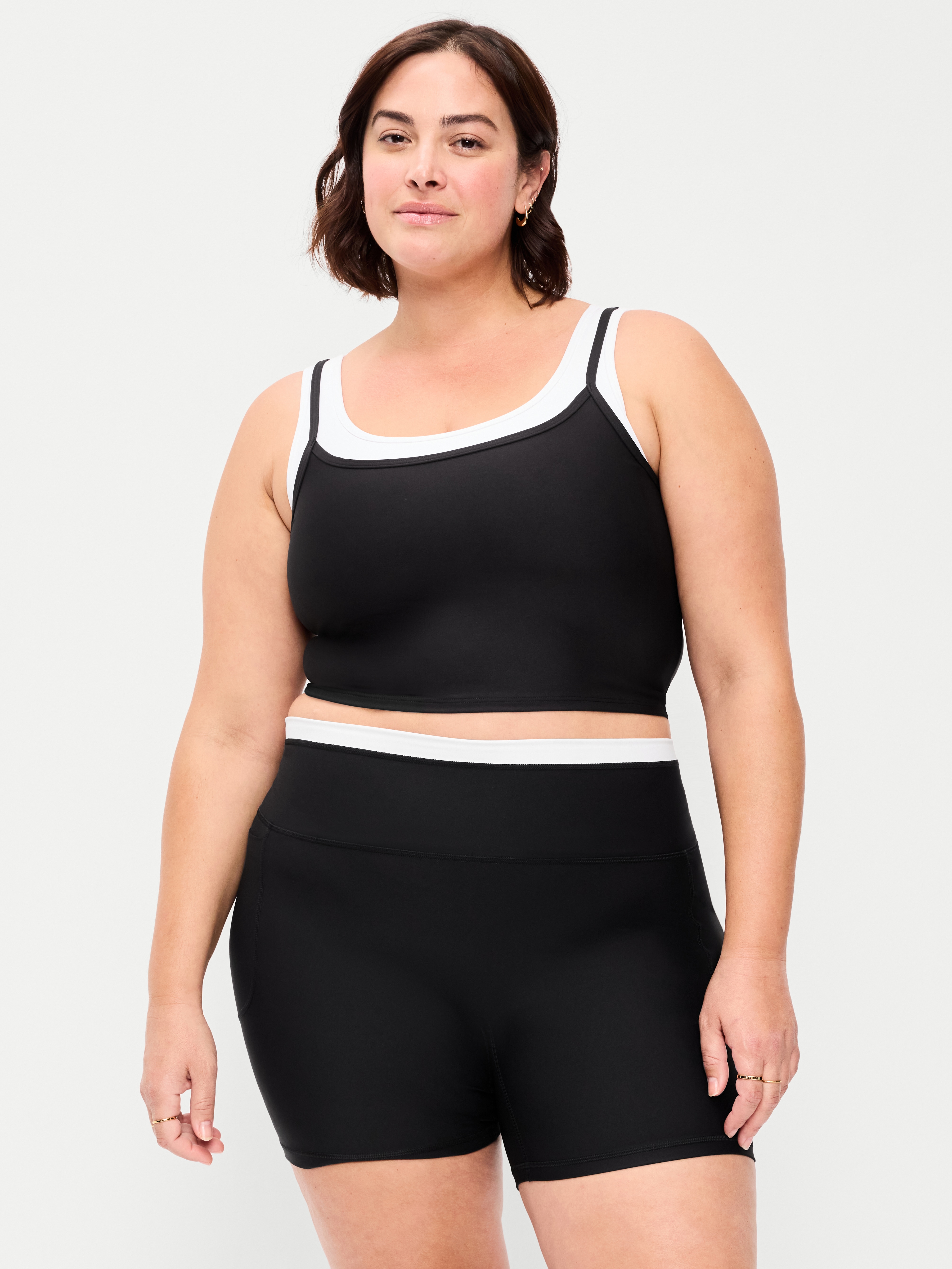 PowerSoft Layered Longline Bra - Black Jack - 7