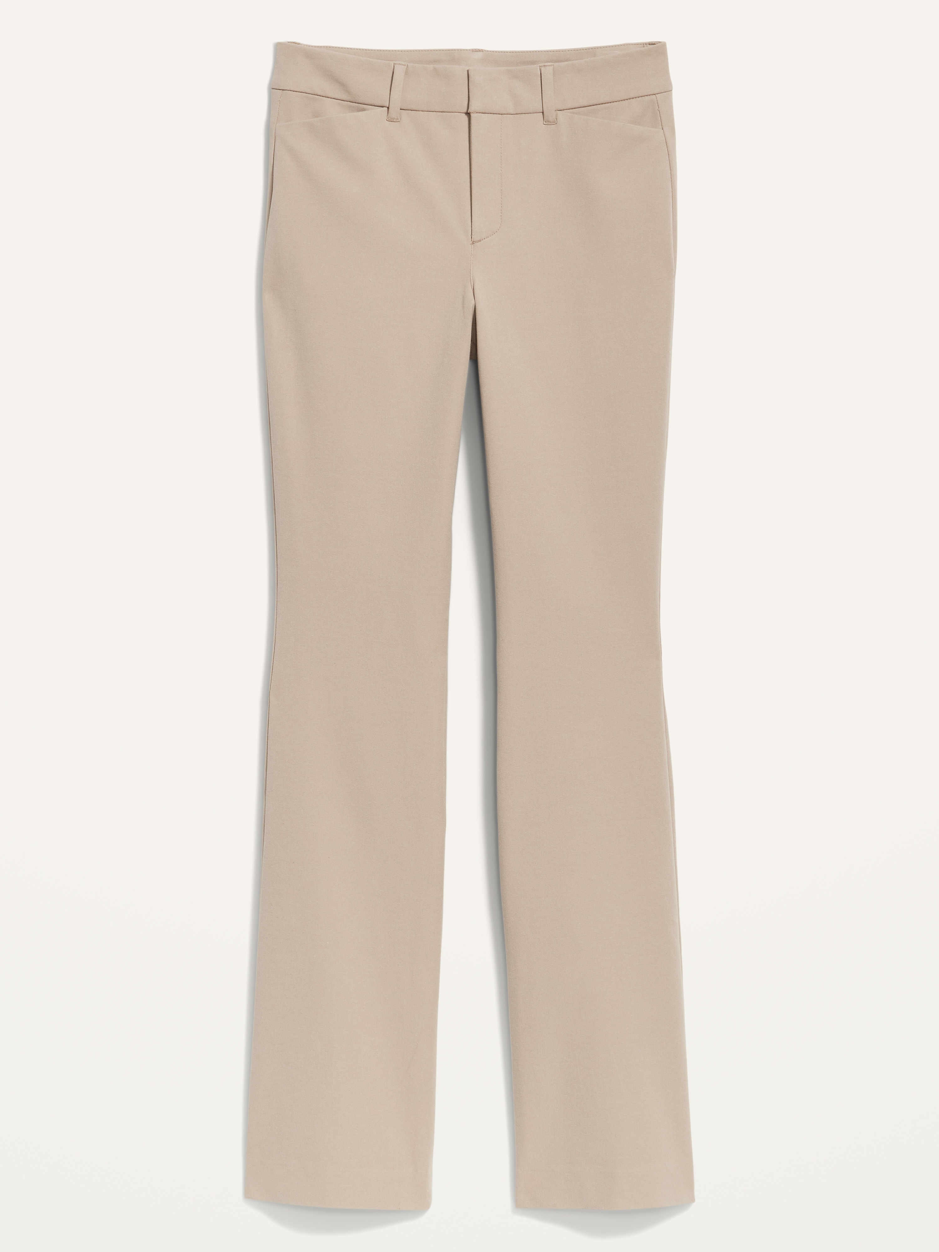 High-Waisted Pixie Flare Pants - Mocha Taffy - 3