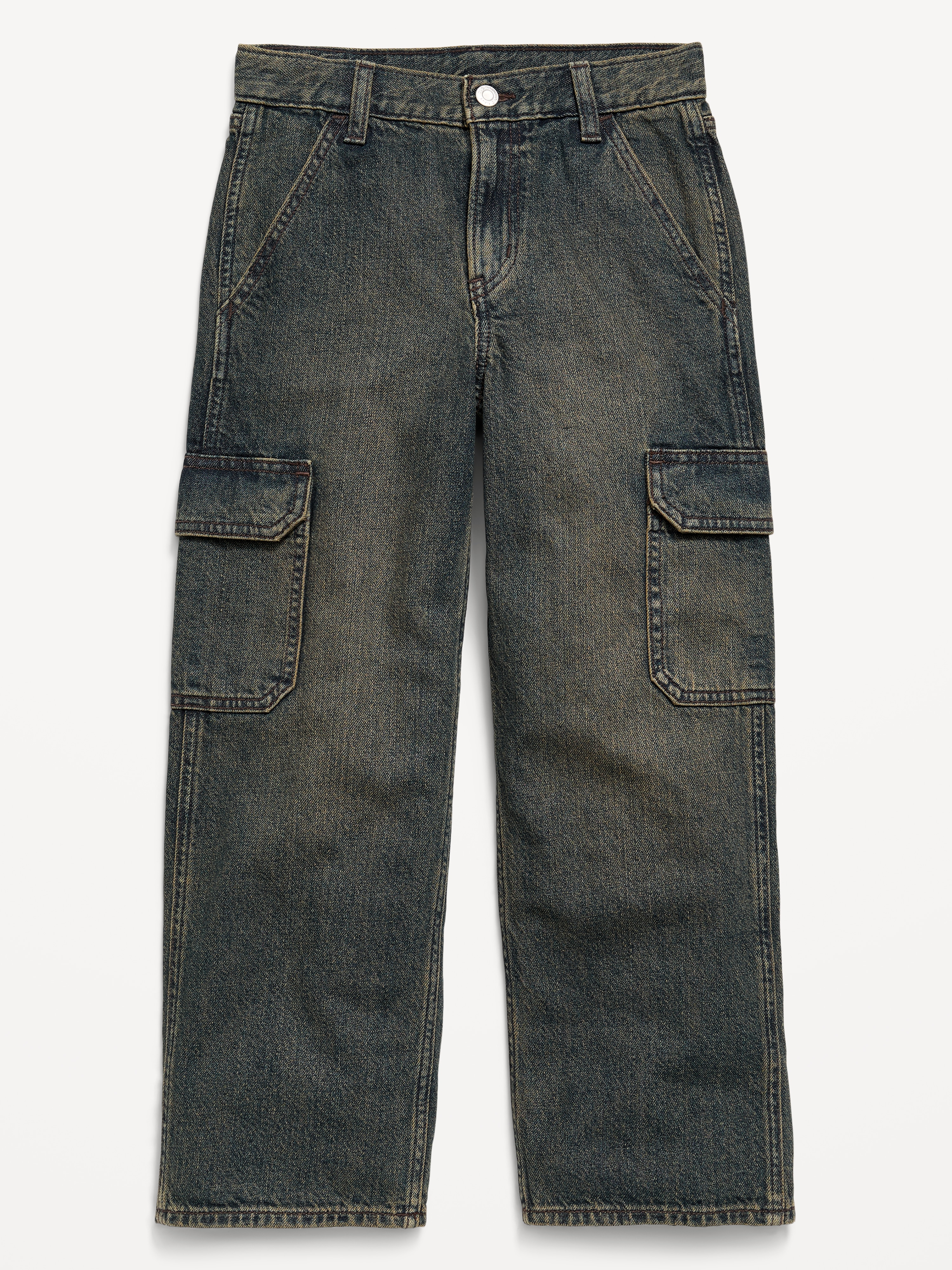 Super Baggy Jeans for Boys - Black Wash - 1