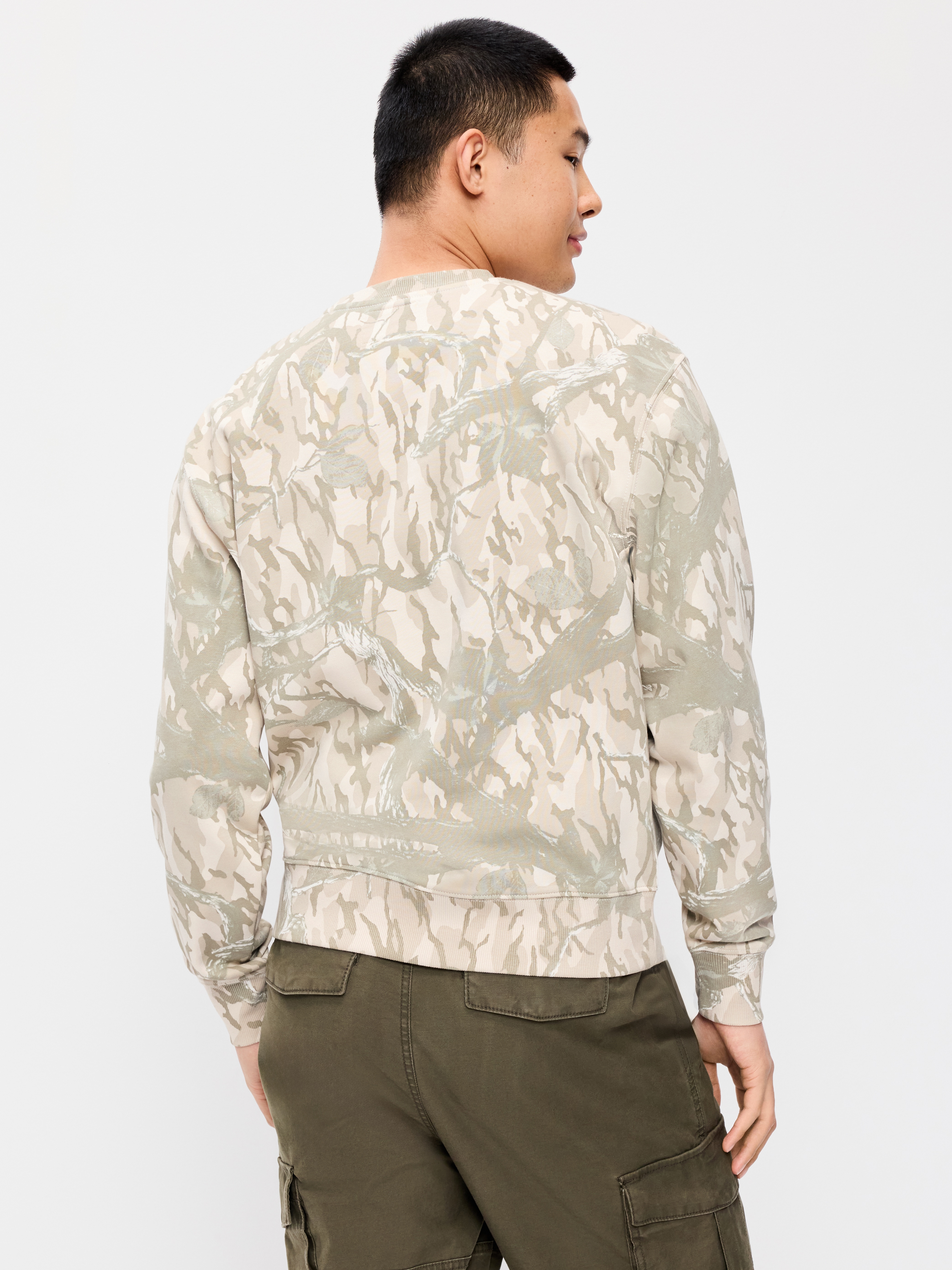 Graphic Rotation Sweatshirt - Khaki Camouflage - 2