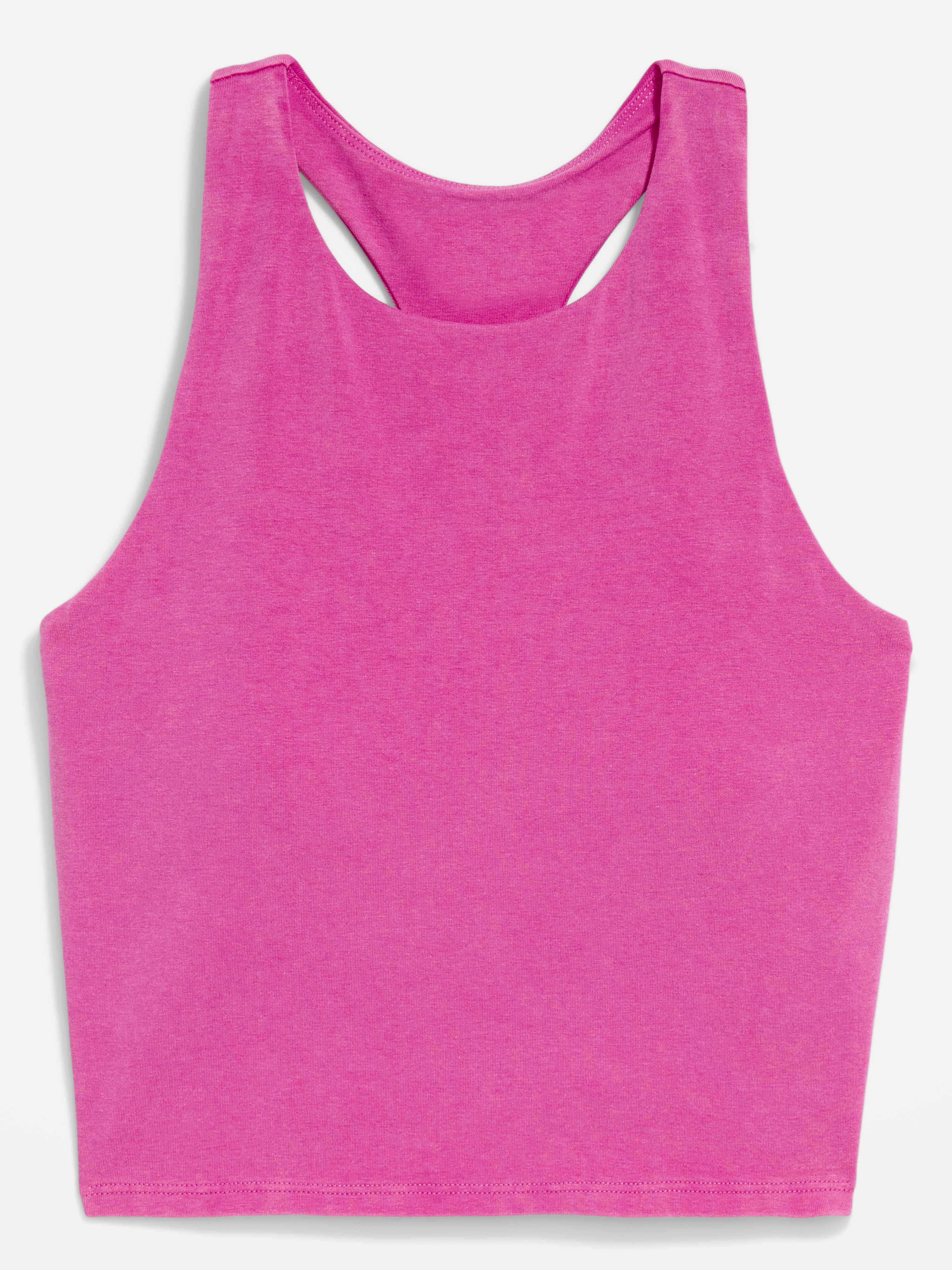Light Support PowerChill High-Neck Racerback Sports Bra - Dragonfruit - 4