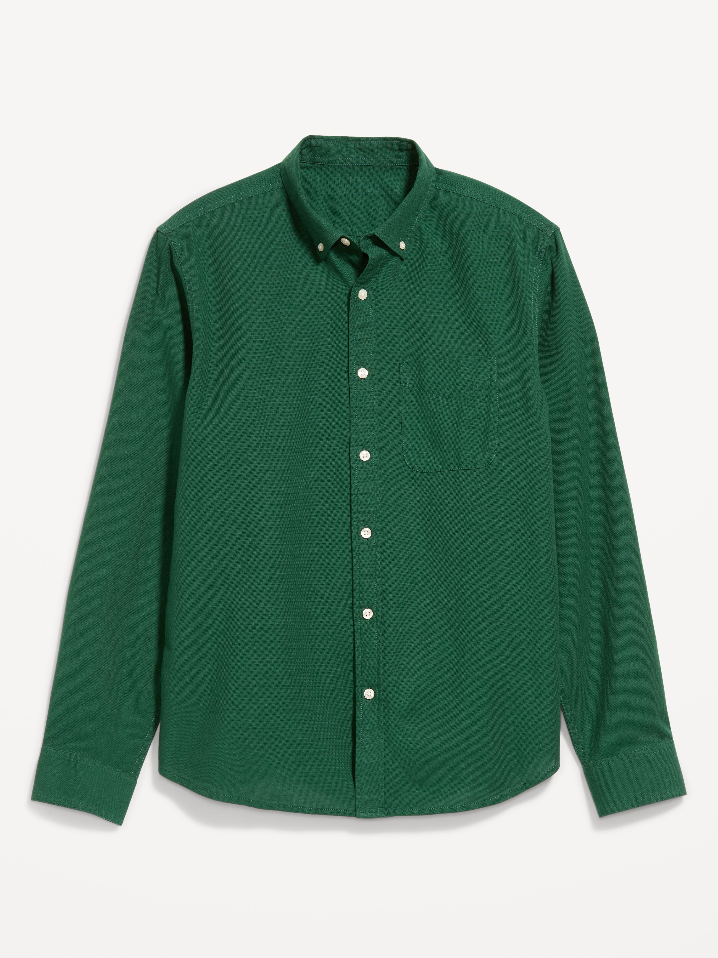 Classic Fit Everyday Oxford Shirt - Field Of Greens - 4
