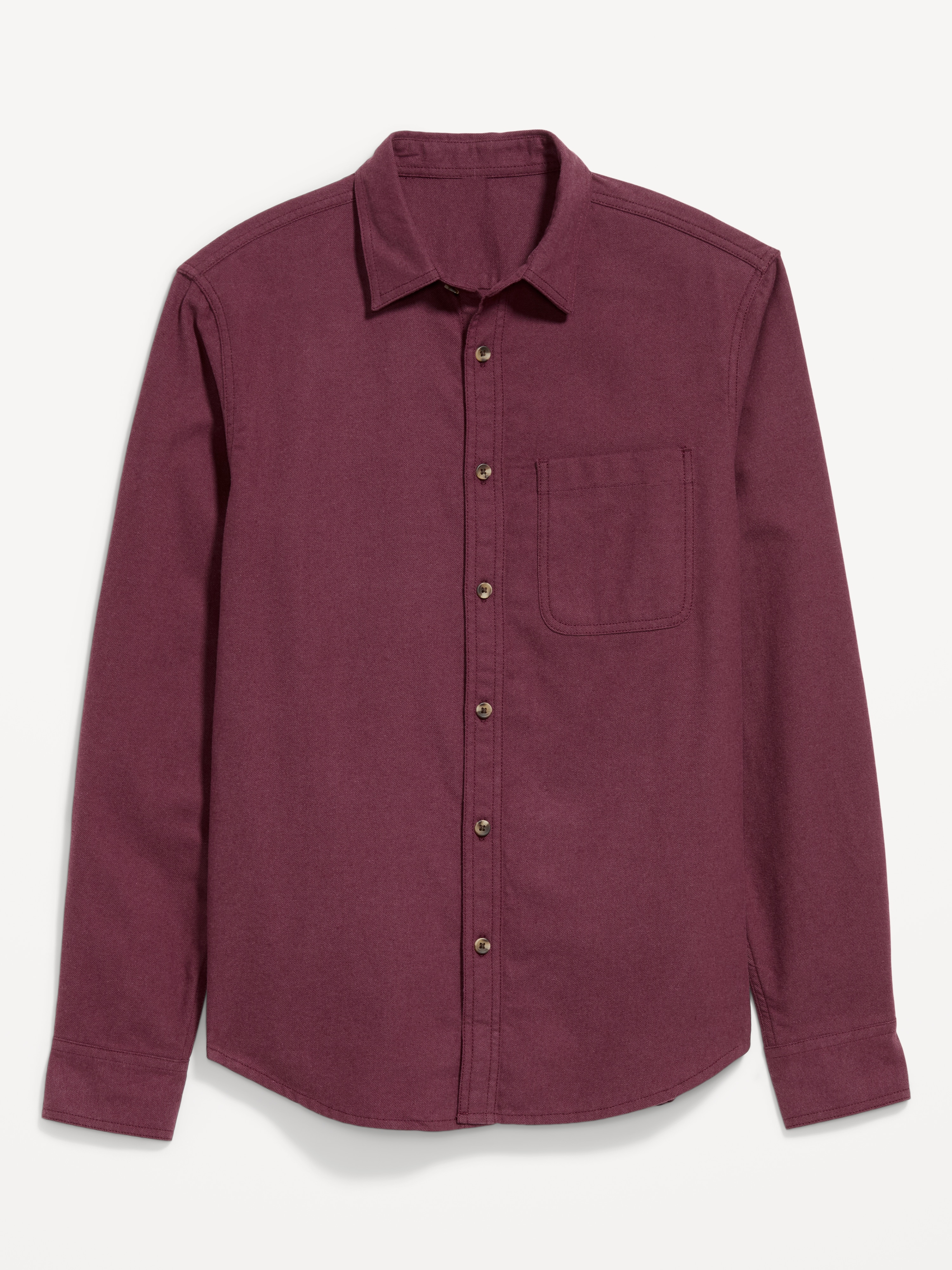 Relaxed Long-Sleeve Flannel Pocket Shirt - Ravenswood - 4