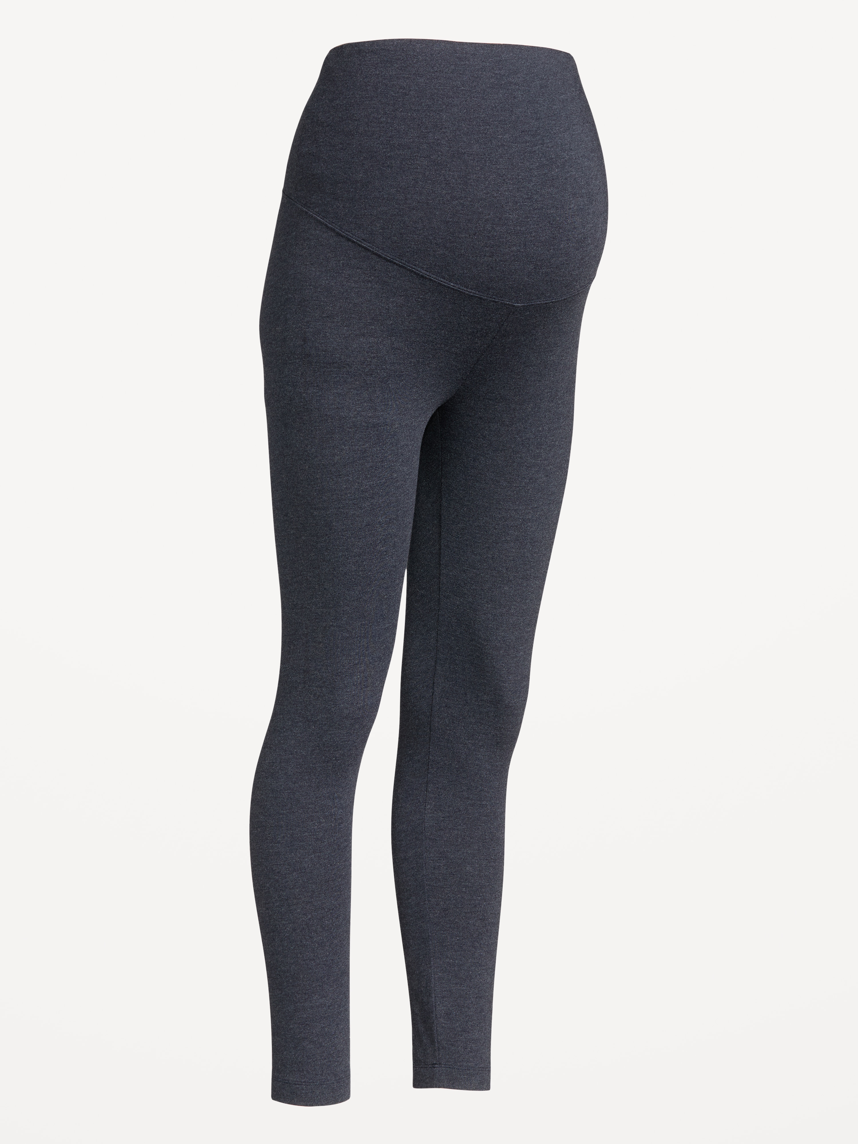 Maternity Full-Panel Leggings - In the Navy - 1
