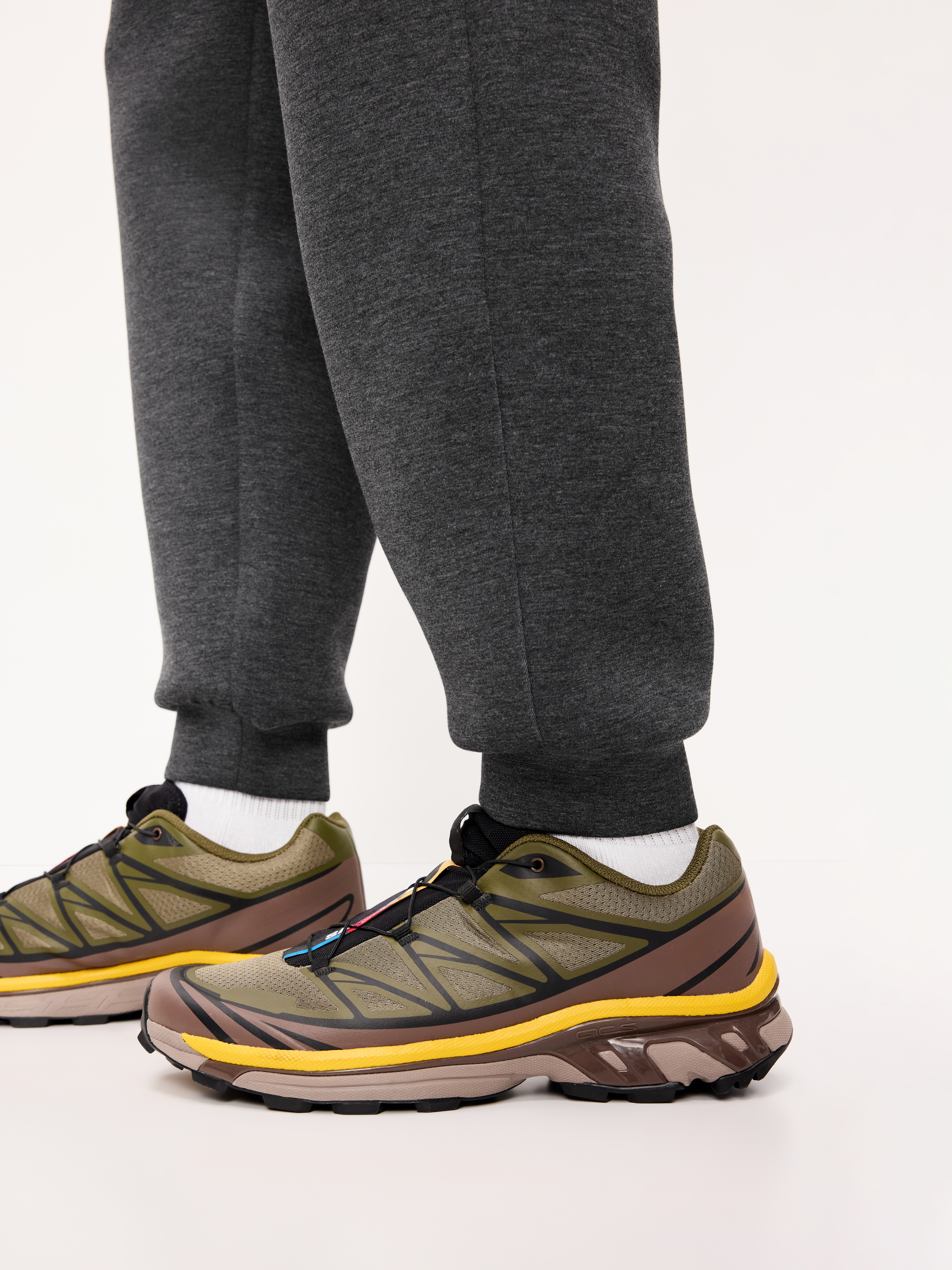 Bounce Fleece Baggy Jogger Sweatpants - Dark Heather Gray - 5