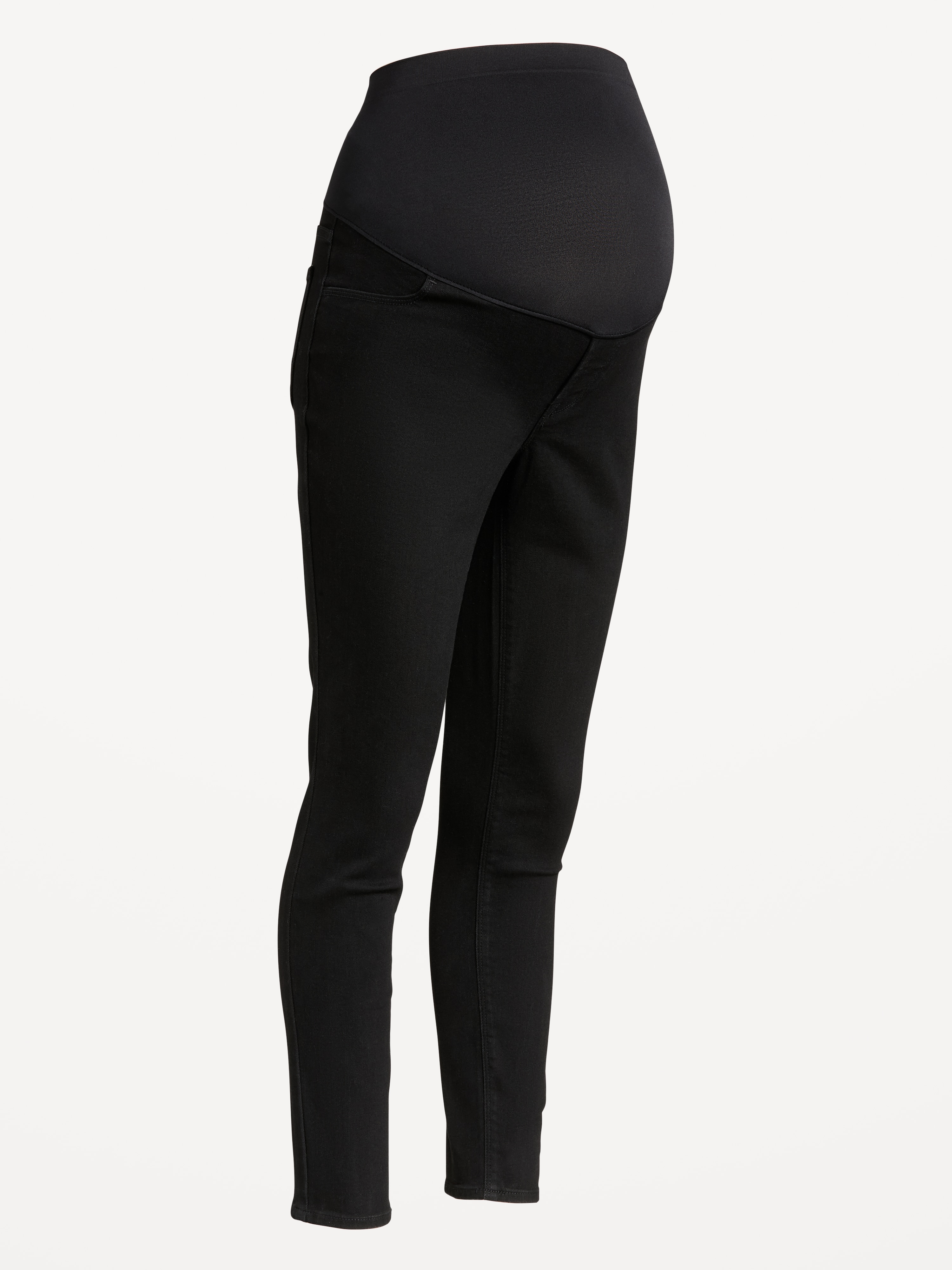 Maternity Full-Panel Wow Skinny Jeans - Black Jack - 4
