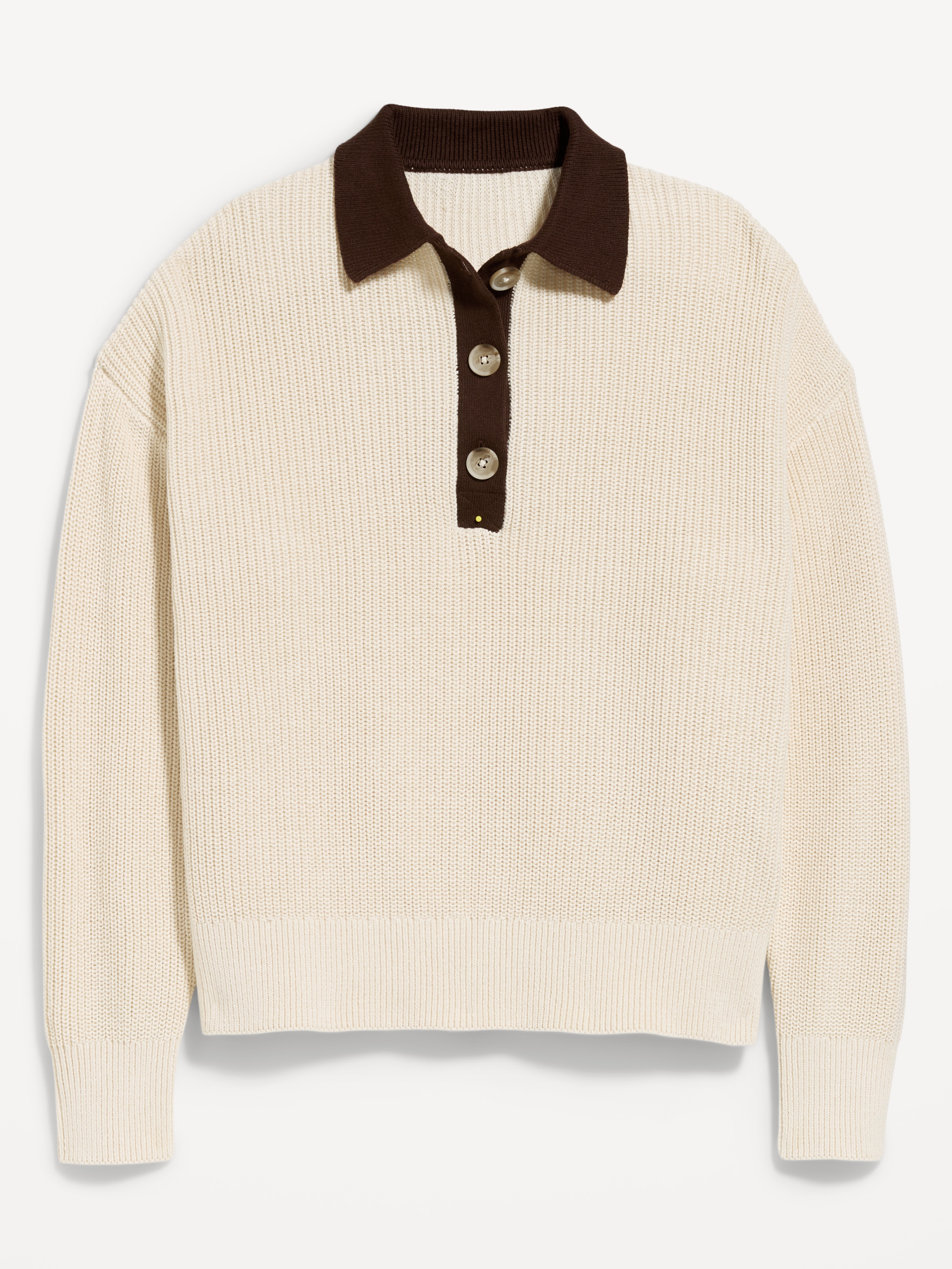 Cotton-Blend Rugby Polo - Creme De La Creme - 4