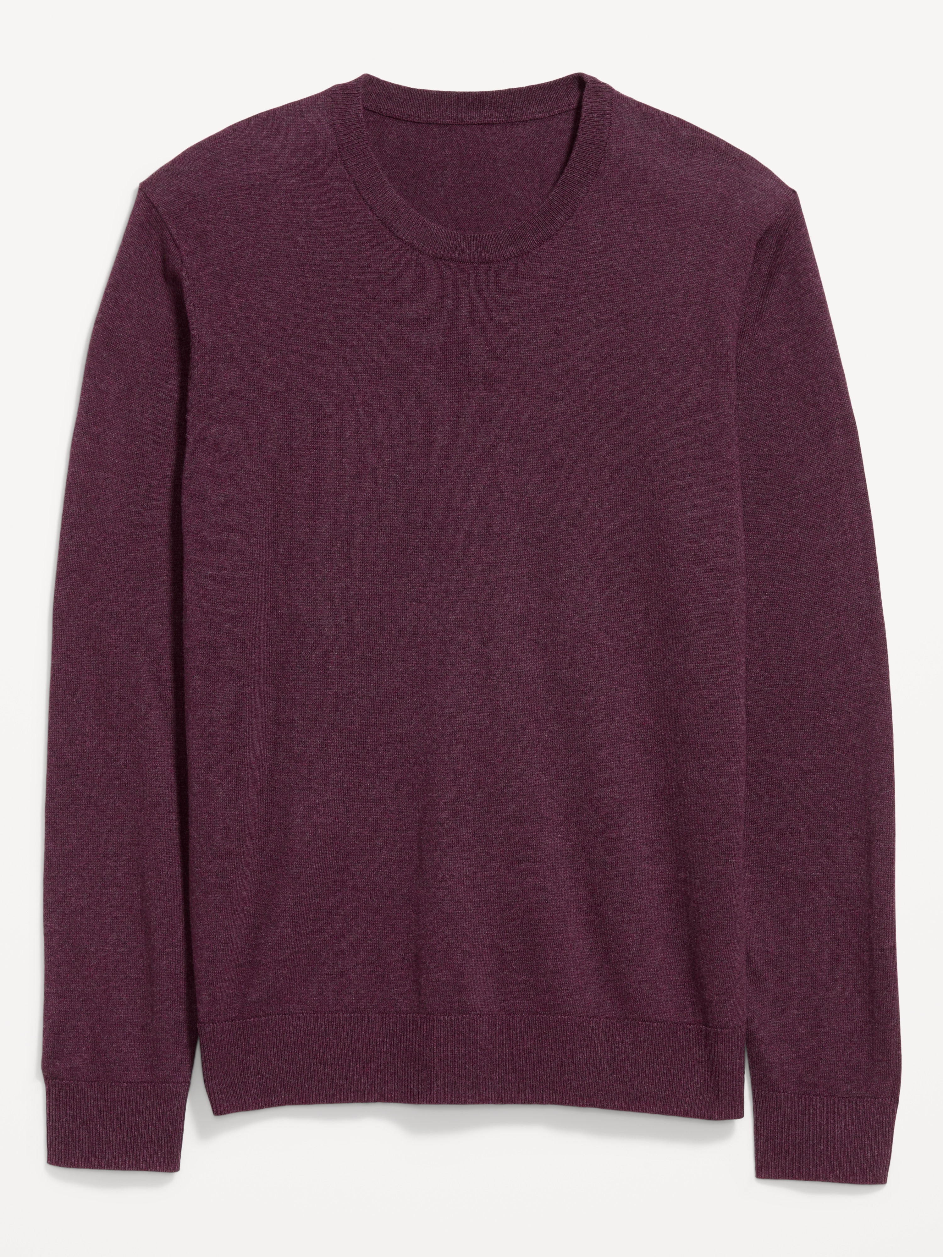 Essential Crew-Neck Sweater - Antique Burgundy - 1
