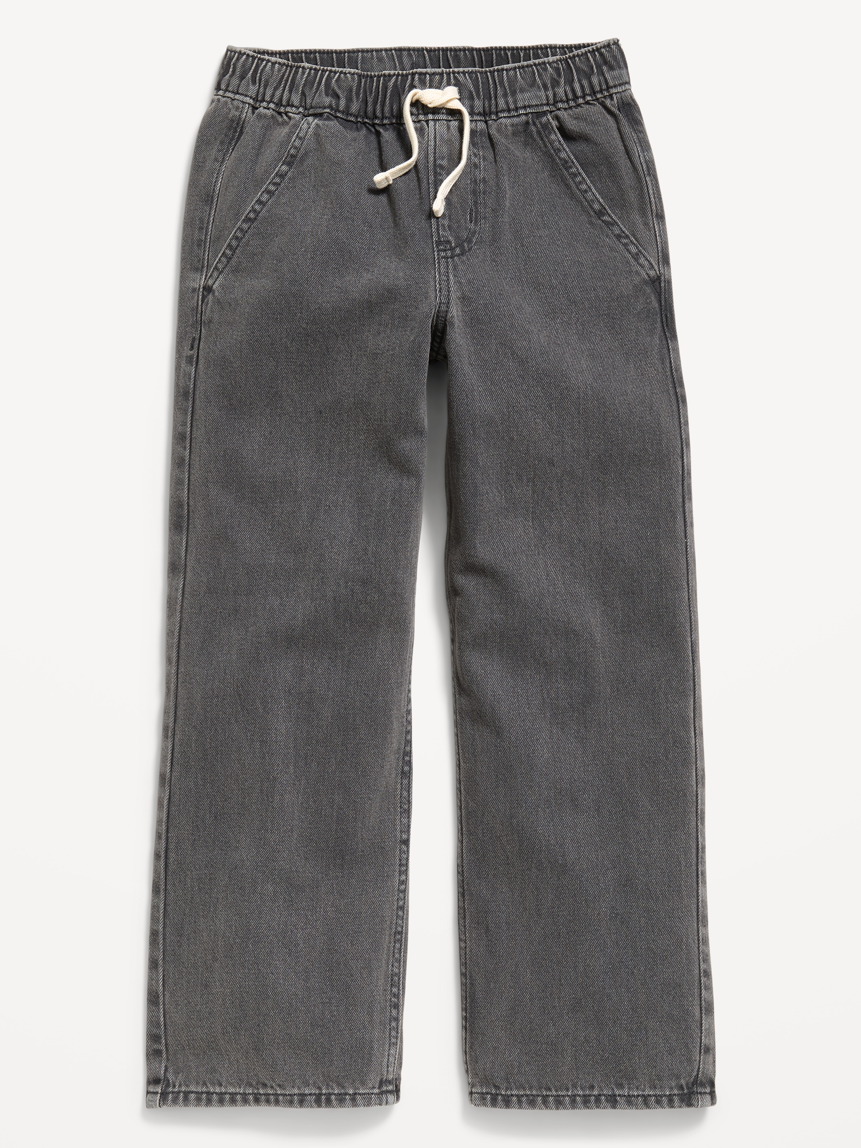 Wow Pull-On Baggy Jeans for Boys - Washed Black - 4