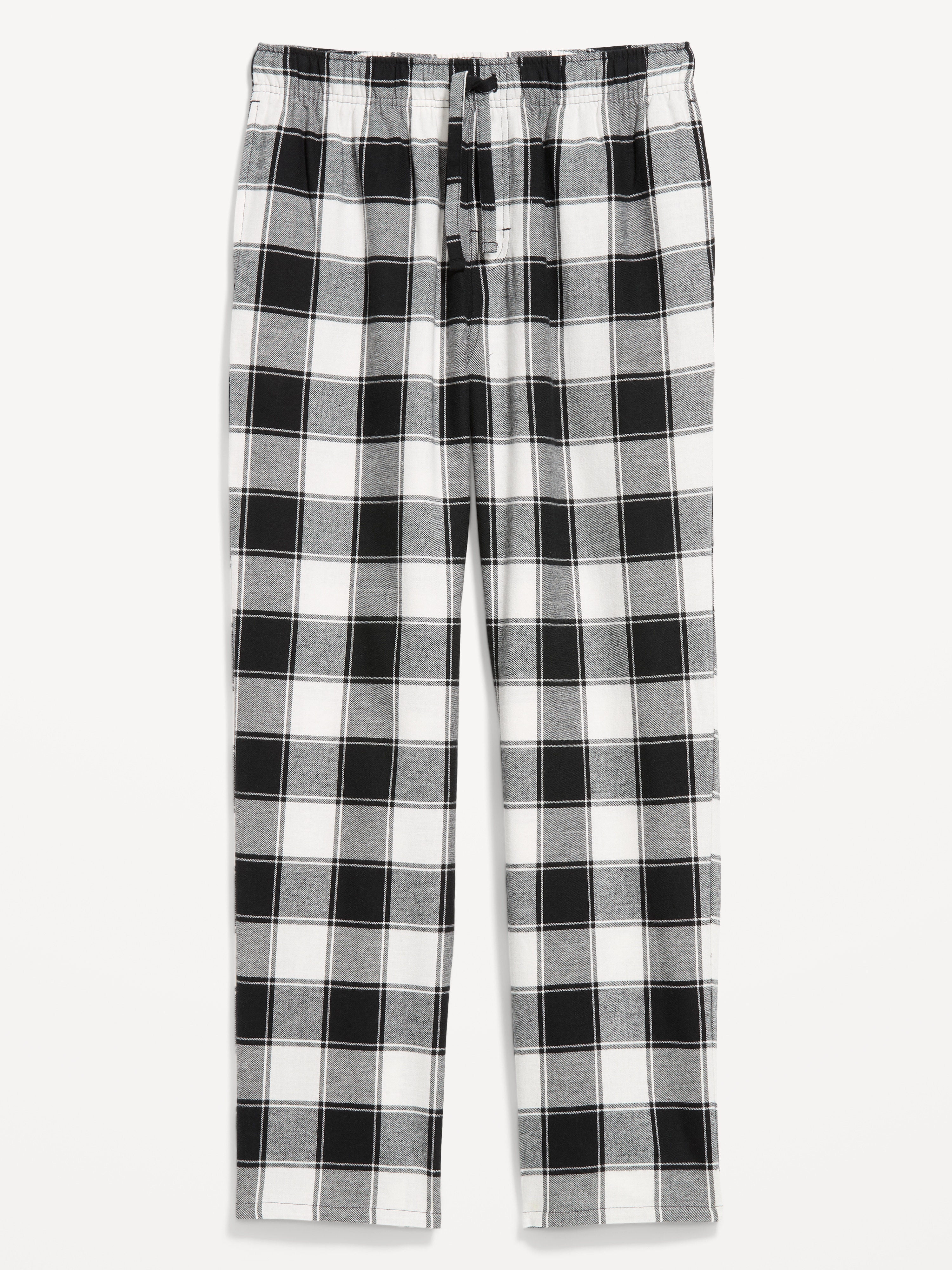 Flannel Pajama Pants - Black Buffalo - 1