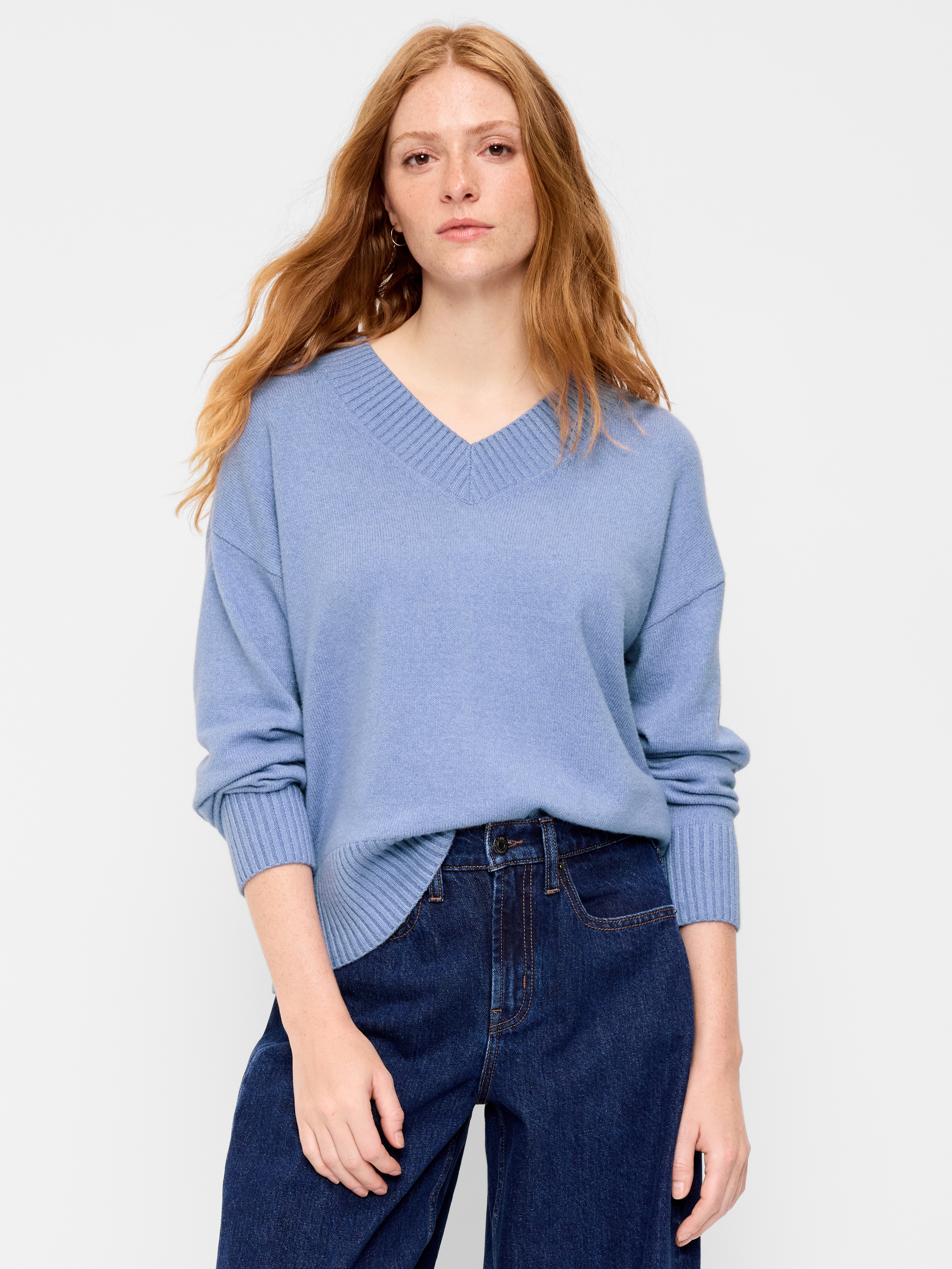 SoSoft V-Neck Sweater - Shady Lane - 1