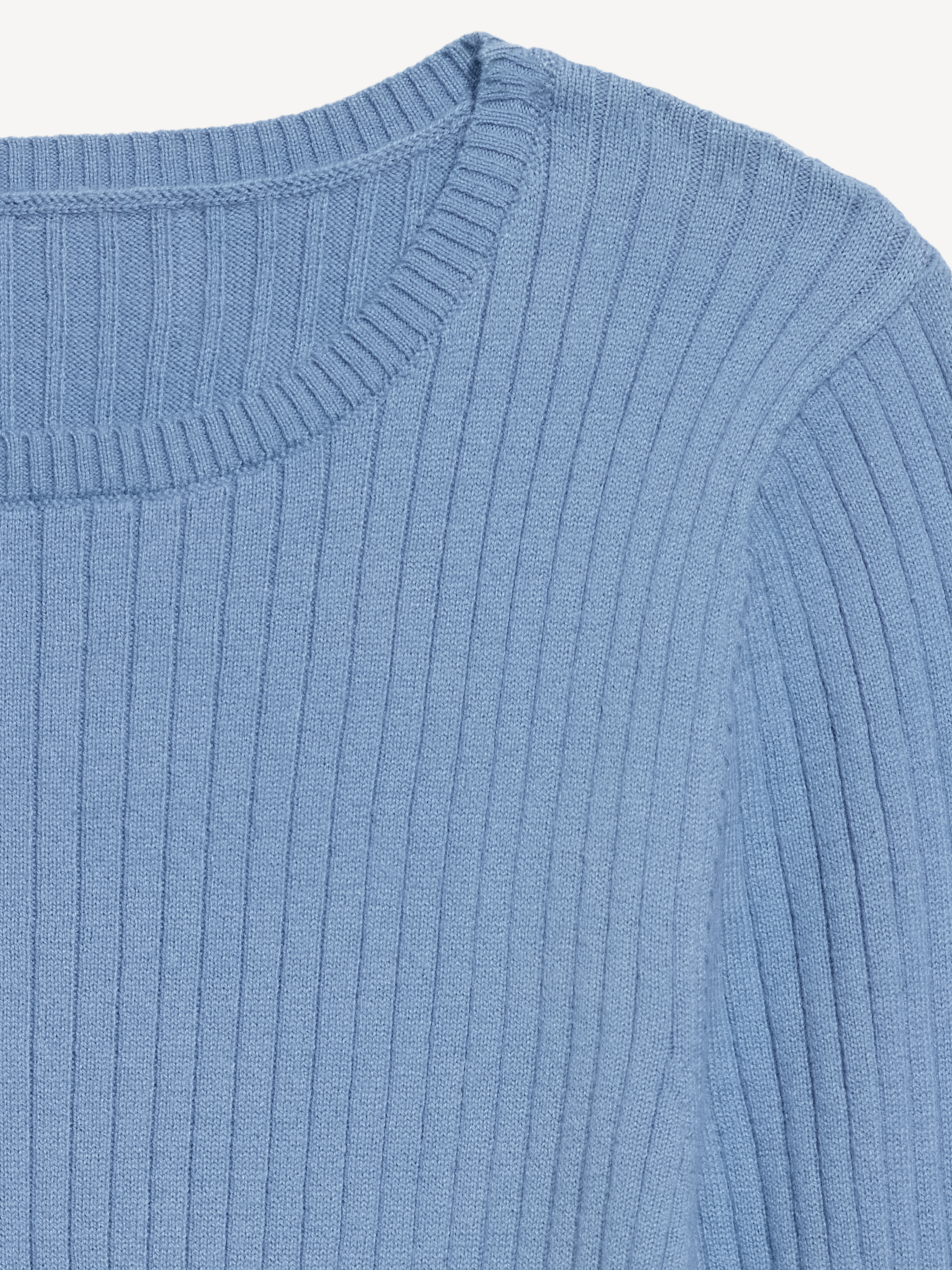 SoSoft Lite Crew-Neck Long-Sleeve Ribbed Sweater - Naturalist Blue - 5