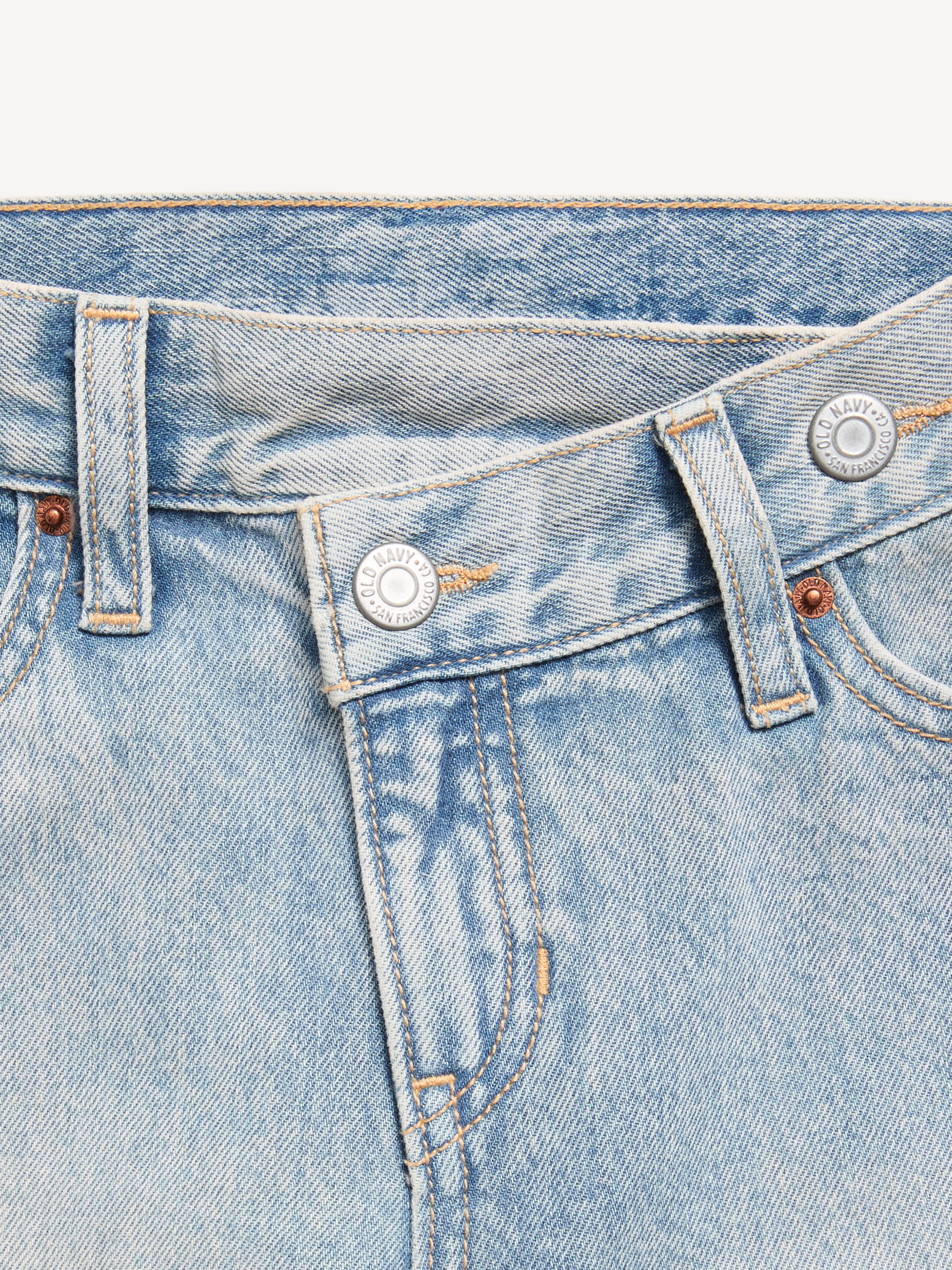 Super Baggy Wide-Leg Embroidered Jeans for Girls - Sunset - 5