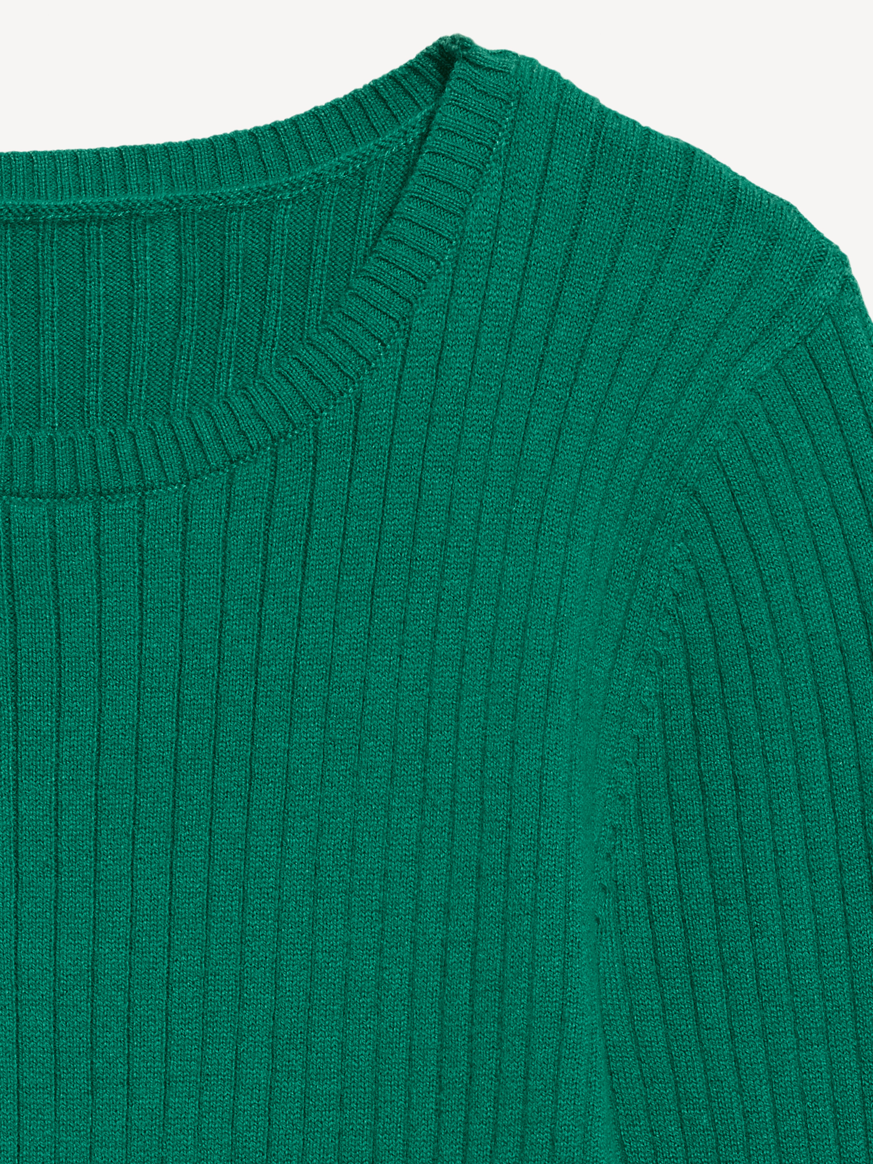 SoSoft Lite Crew-Neck Long-Sleeve Ribbed Sweater - Rainforest Jewel - 5