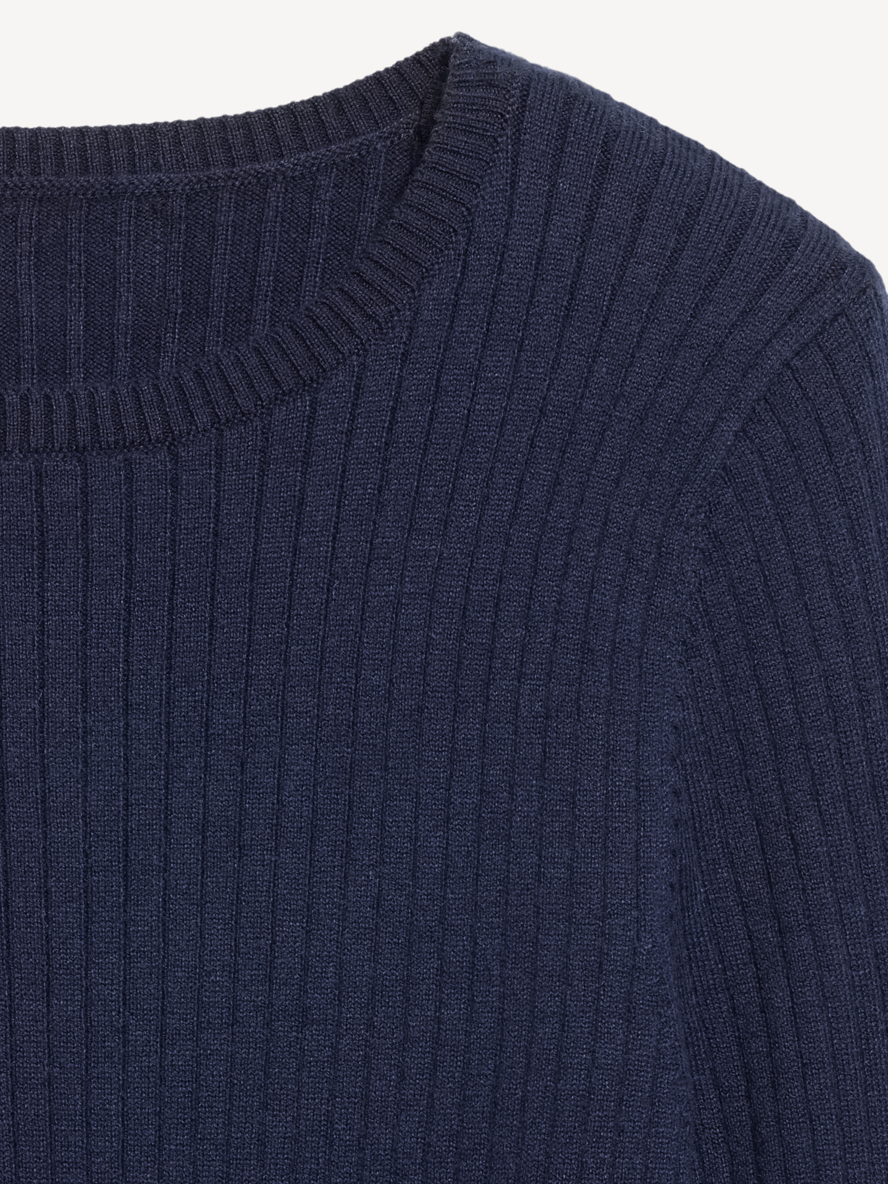 SoSoft Lite Crew-Neck Long-Sleeve Ribbed Sweater - In the Navy - 5