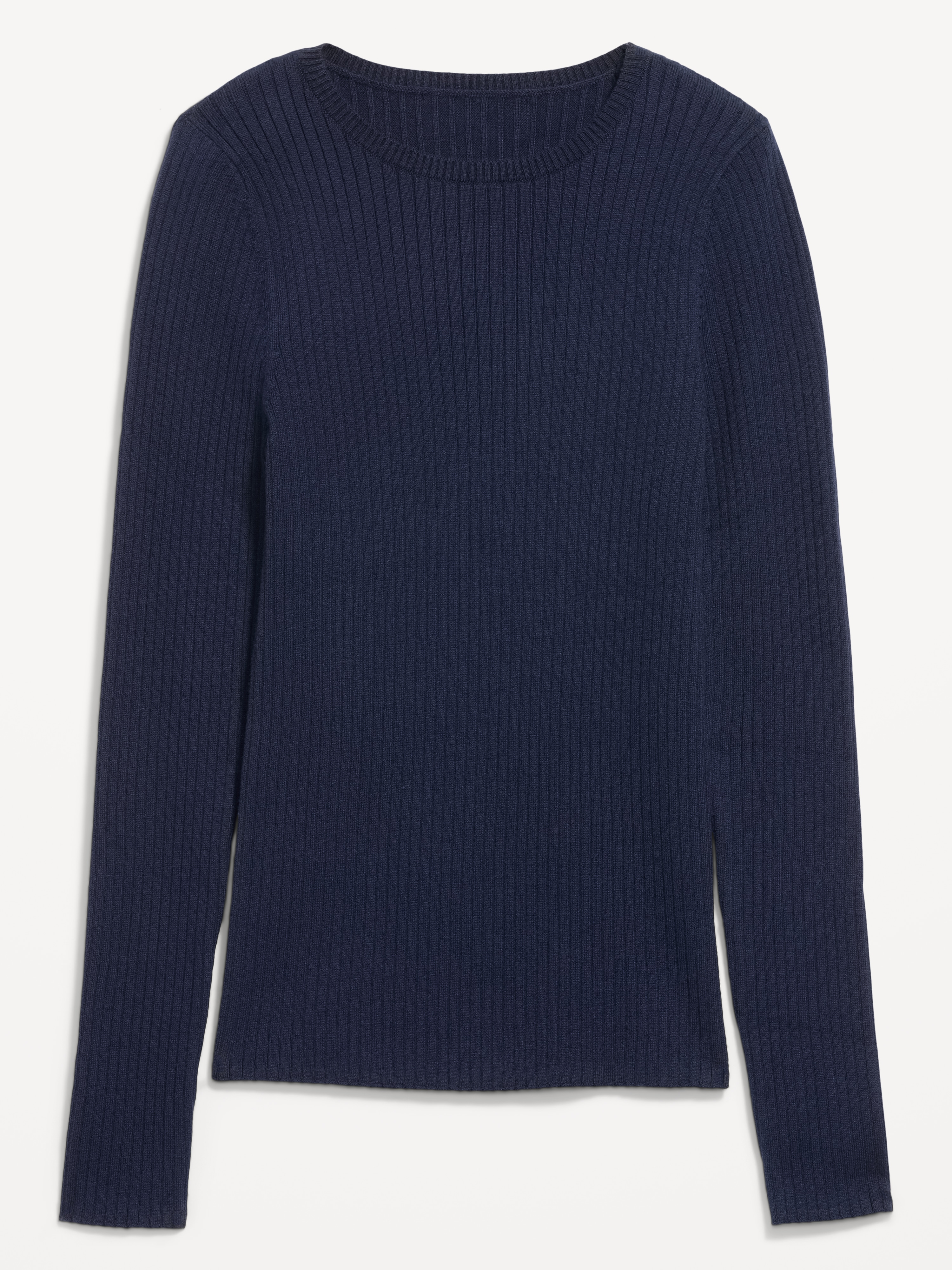 SoSoft Lite Crew-Neck Long-Sleeve Ribbed Sweater - In the Navy - 4