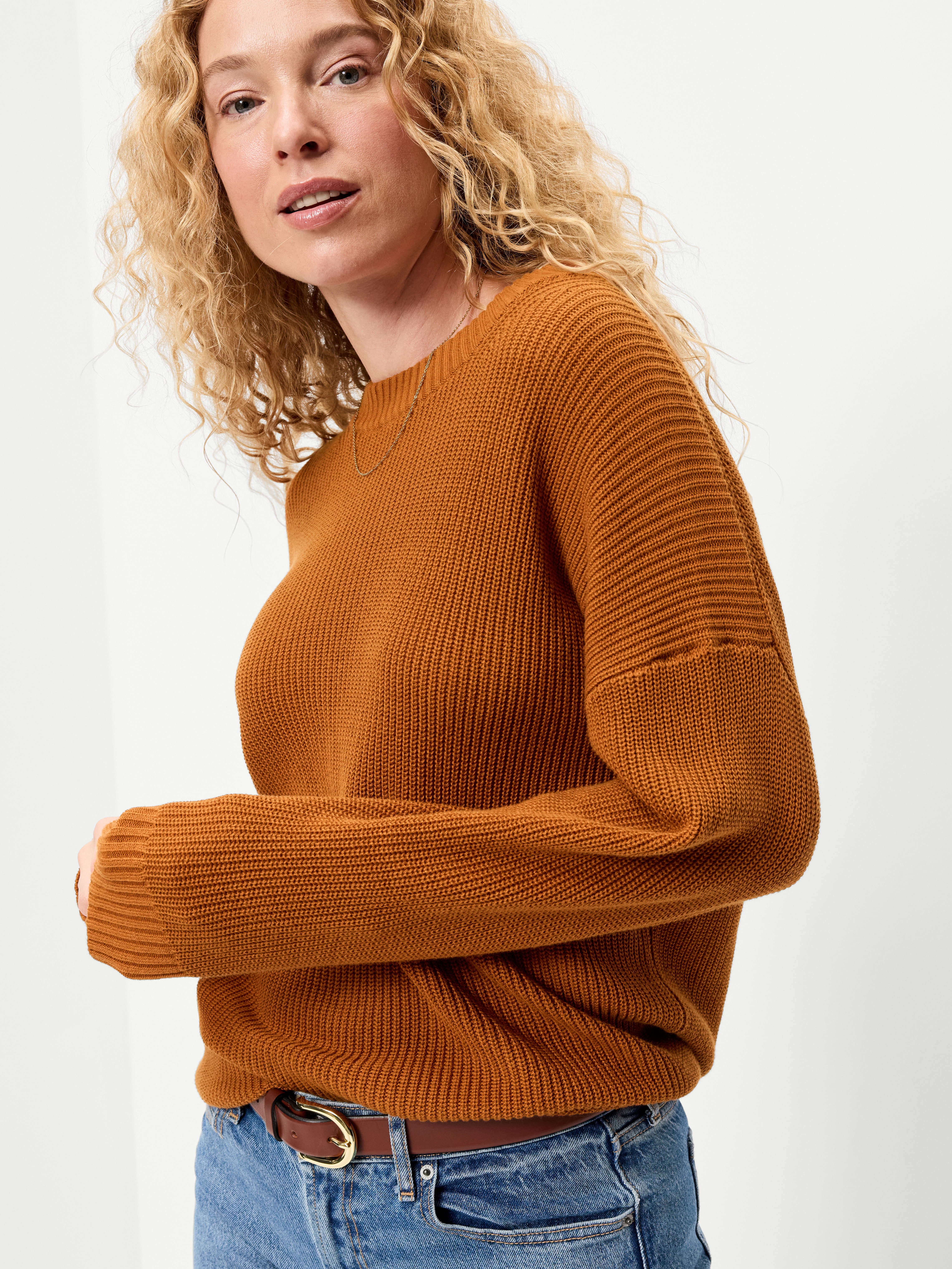 Seaside Cotton Shaker Oversized Tunic Sweater - Spice of Life - 3