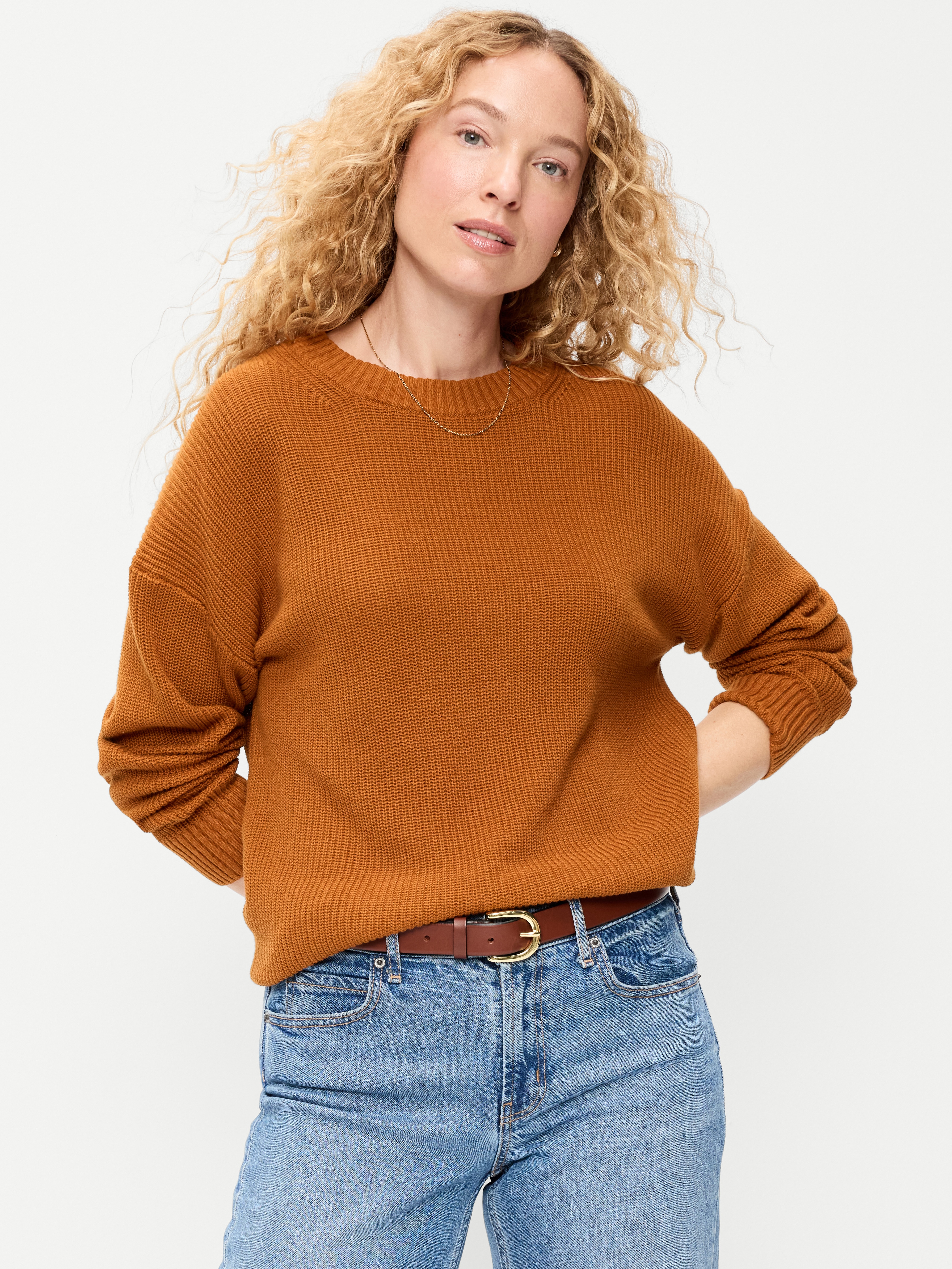 Seaside Cotton Shaker Oversized Tunic Sweater - Spice of Life - 1