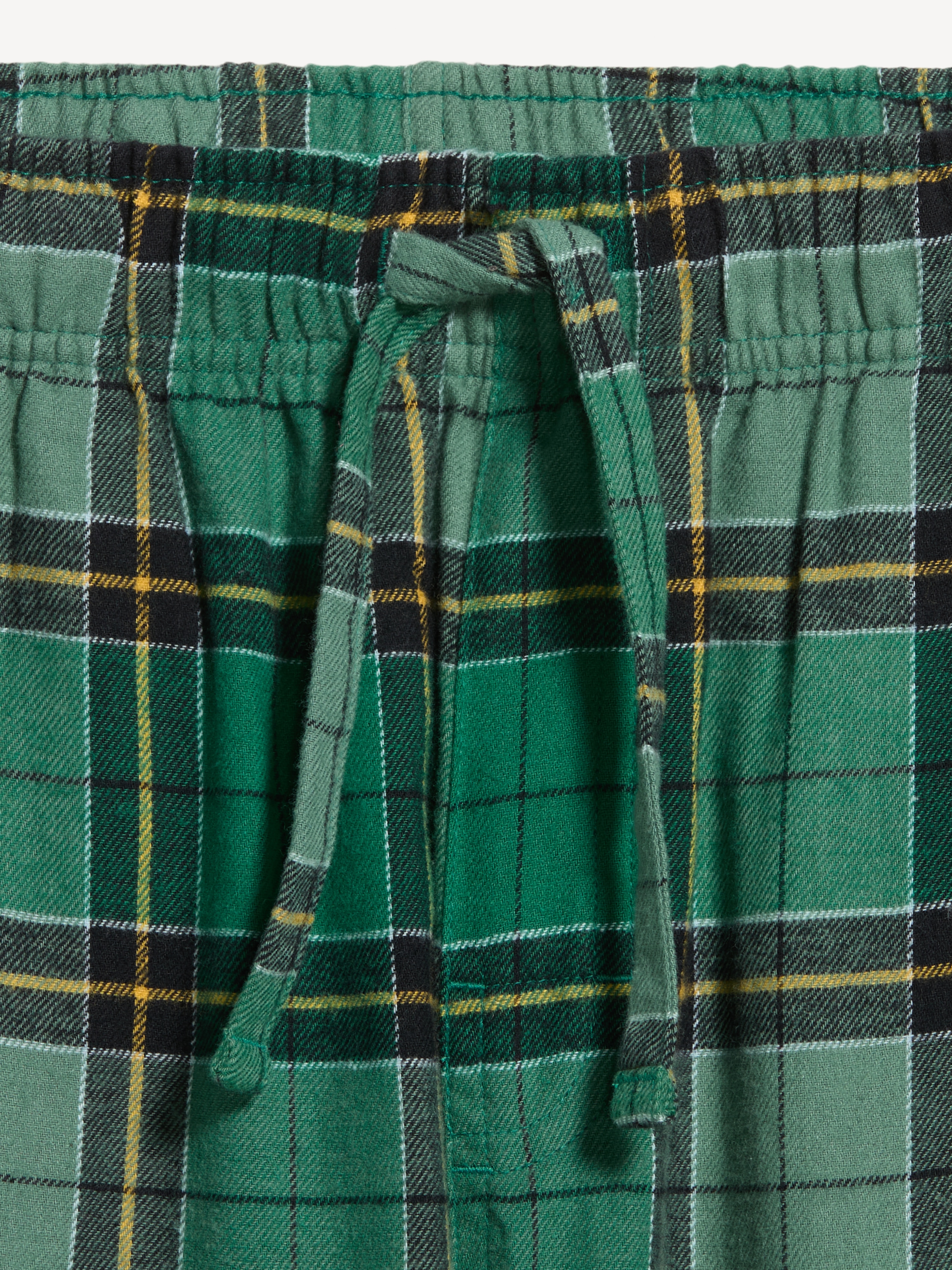 Flannel Pajama Pants - Green Plaid - 3