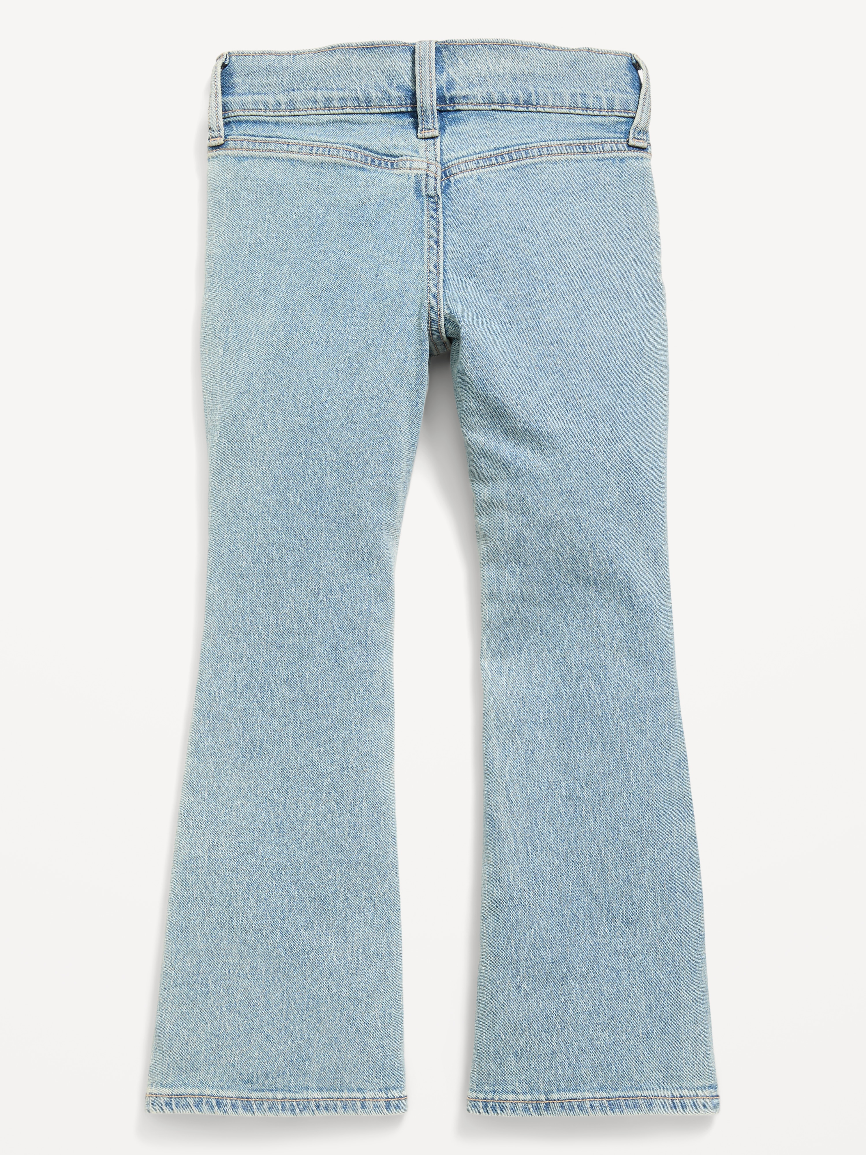 Low-Rise Flare-Leg Jeans for Girls - Light Wash - 5