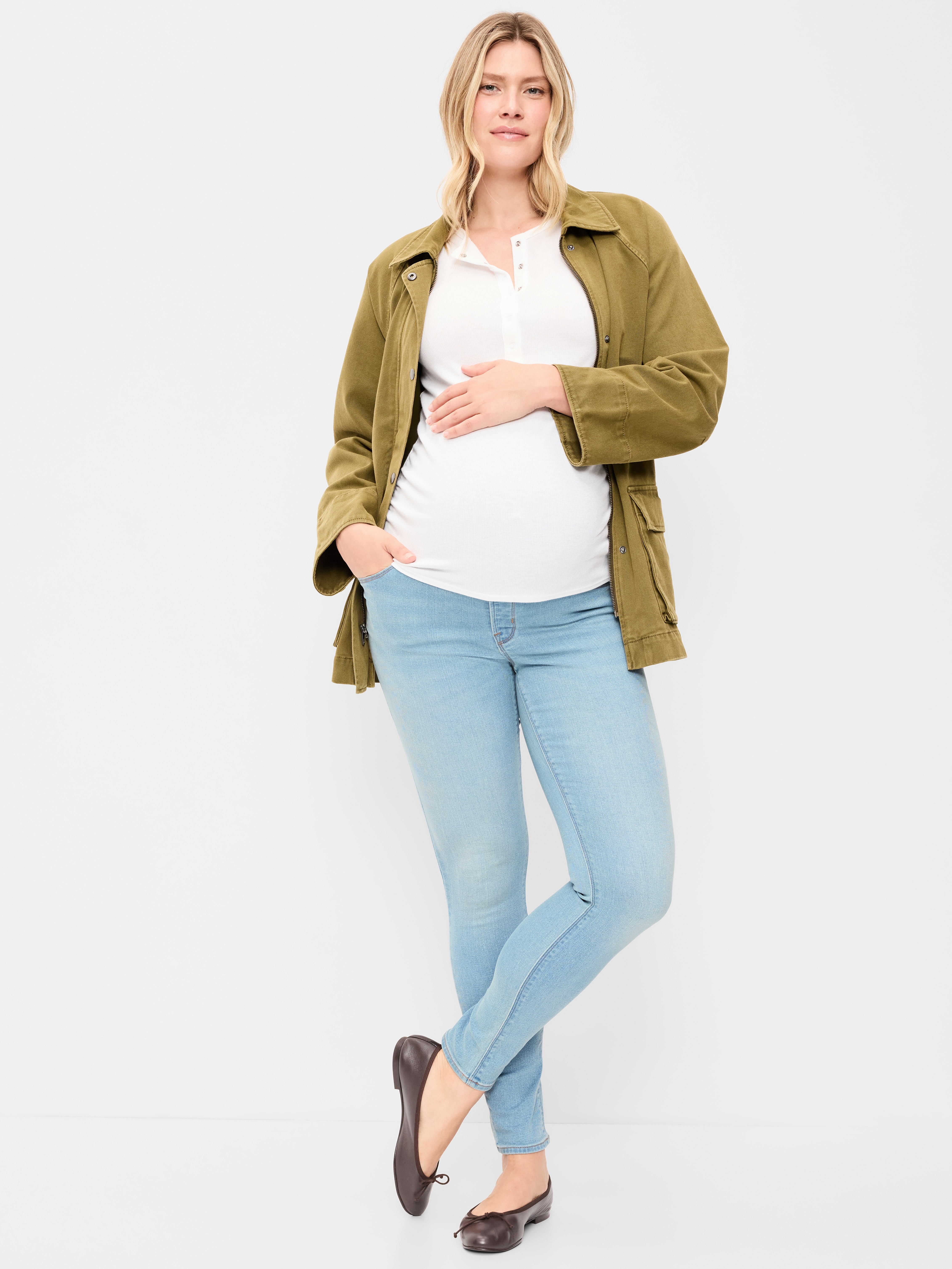 Maternity Full-Panel Wow Skinny Jeans - Santa Catarina - 1