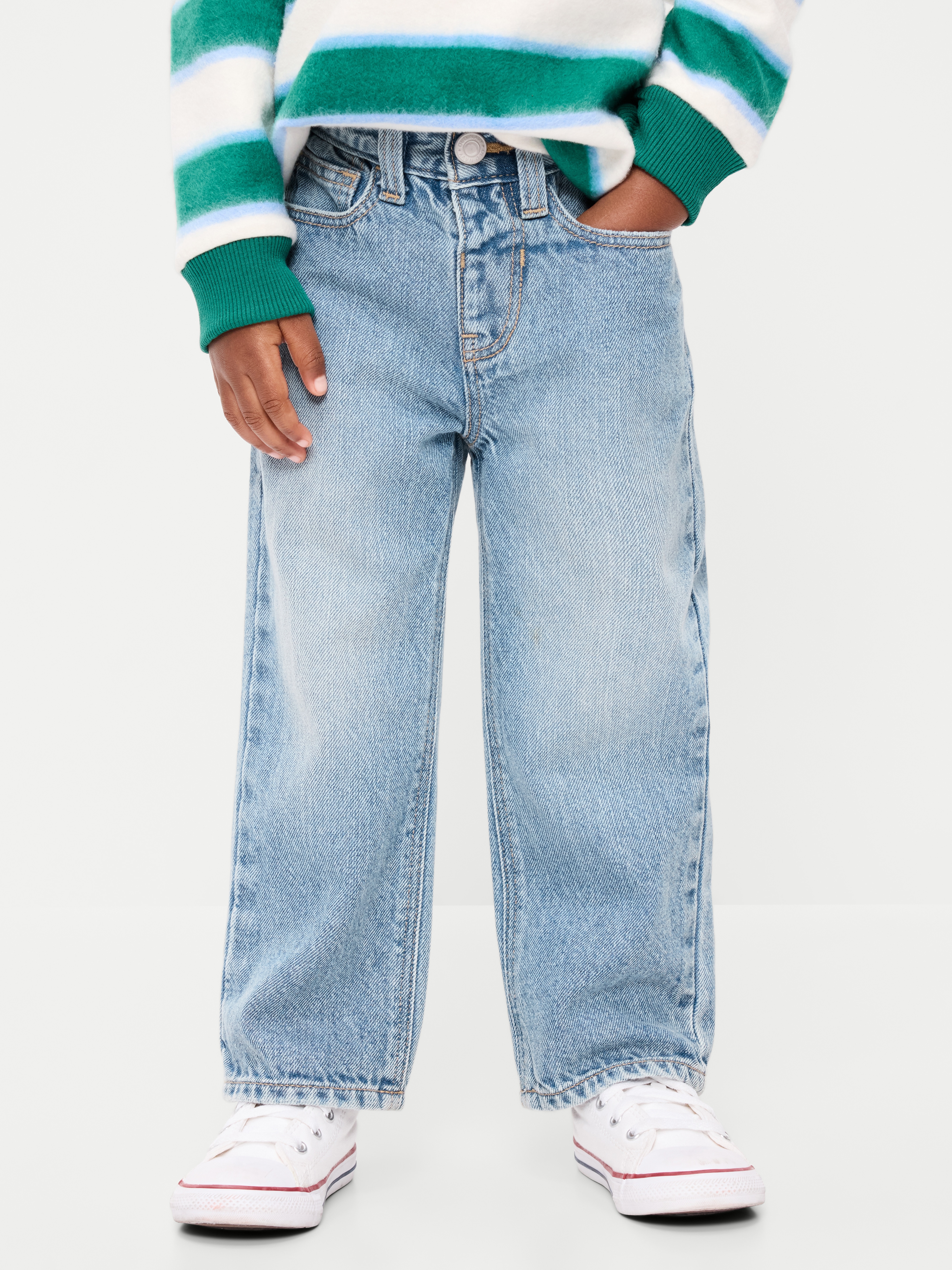 Baggy Jeans for Toddler Boys - Light Wash - 2