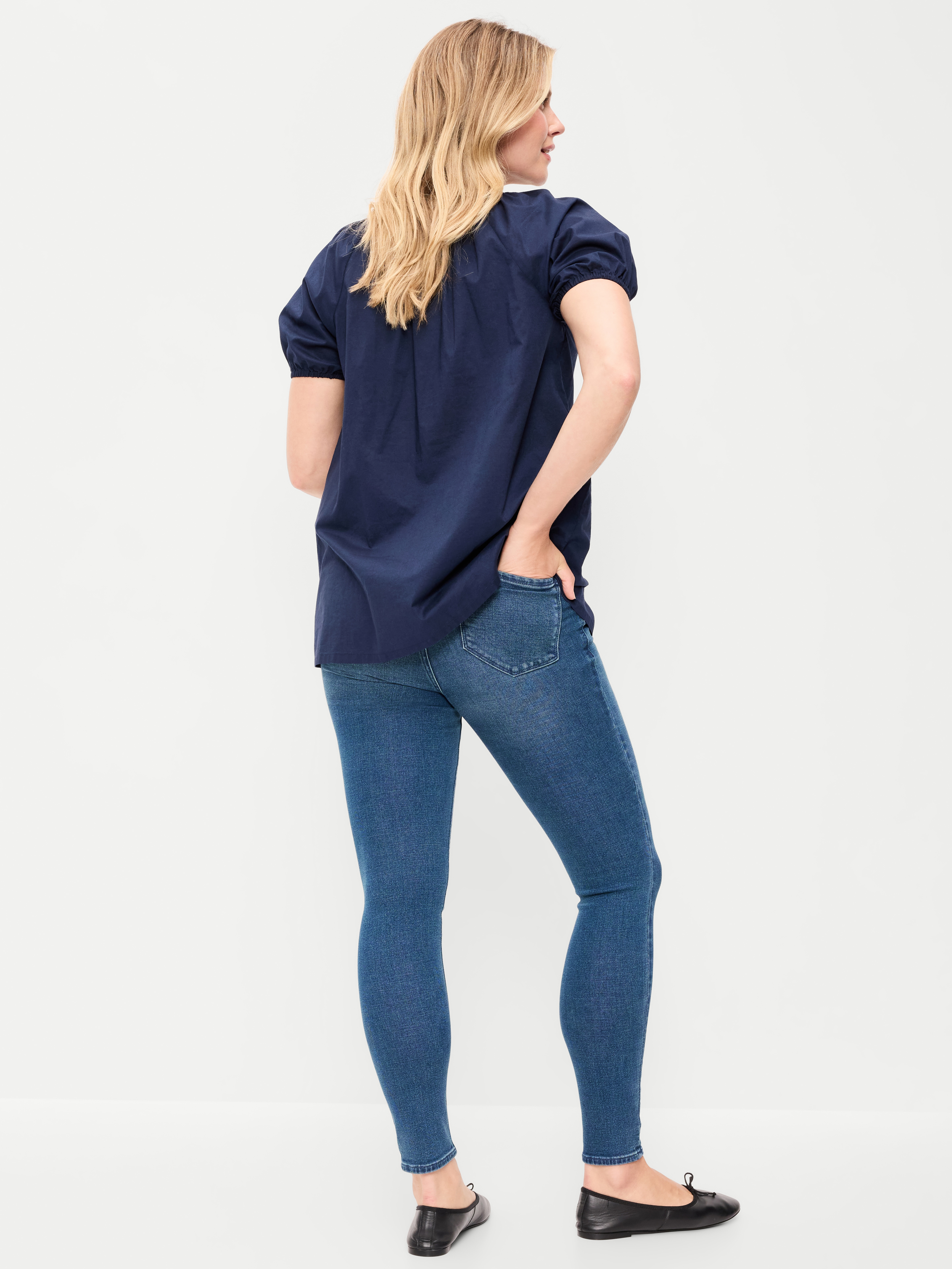 Maternity Full-Panel Wow Skinny Jeans - Campeche - 3