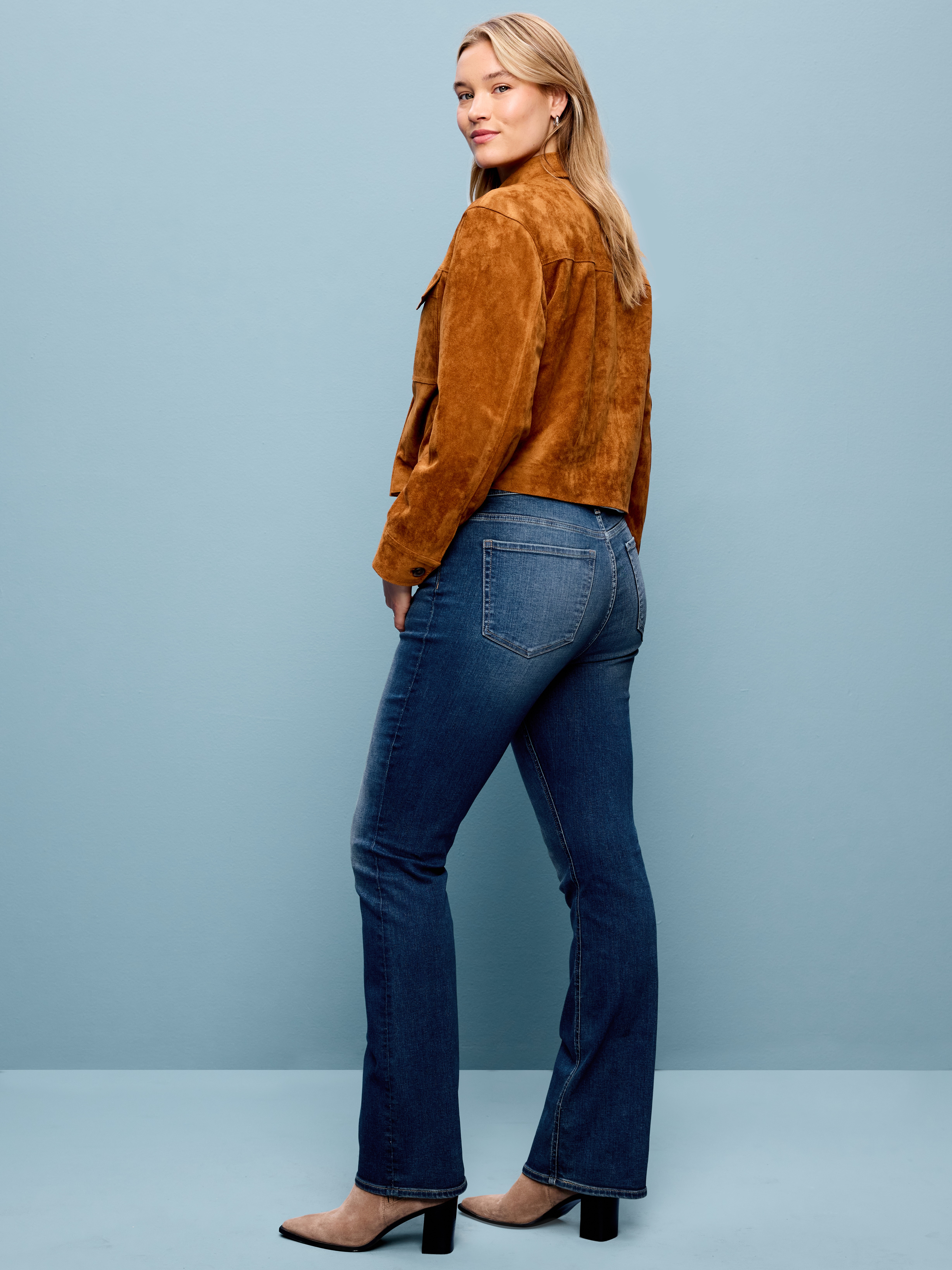 Low-Rise Boot-Cut Jeans - Esther - 7