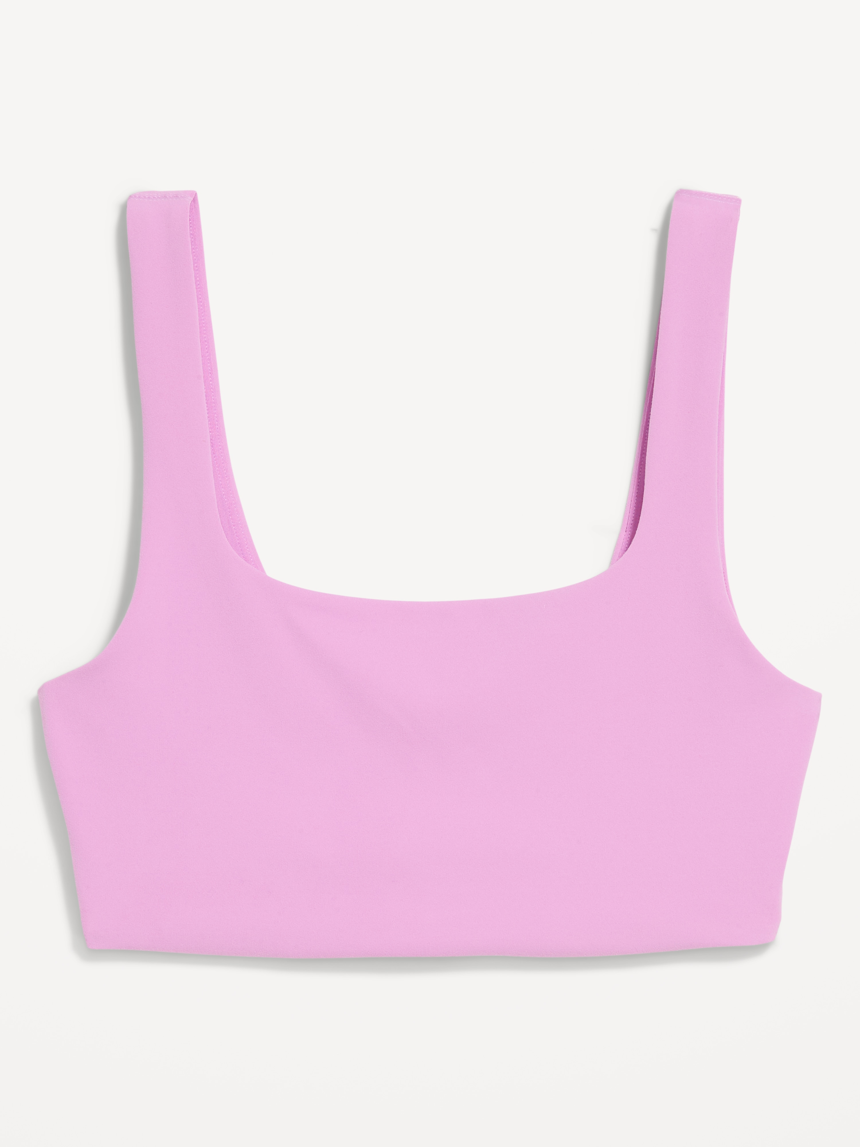 Light Support StudioSmooth Square-Neck Sports Bra - Orchid - 3