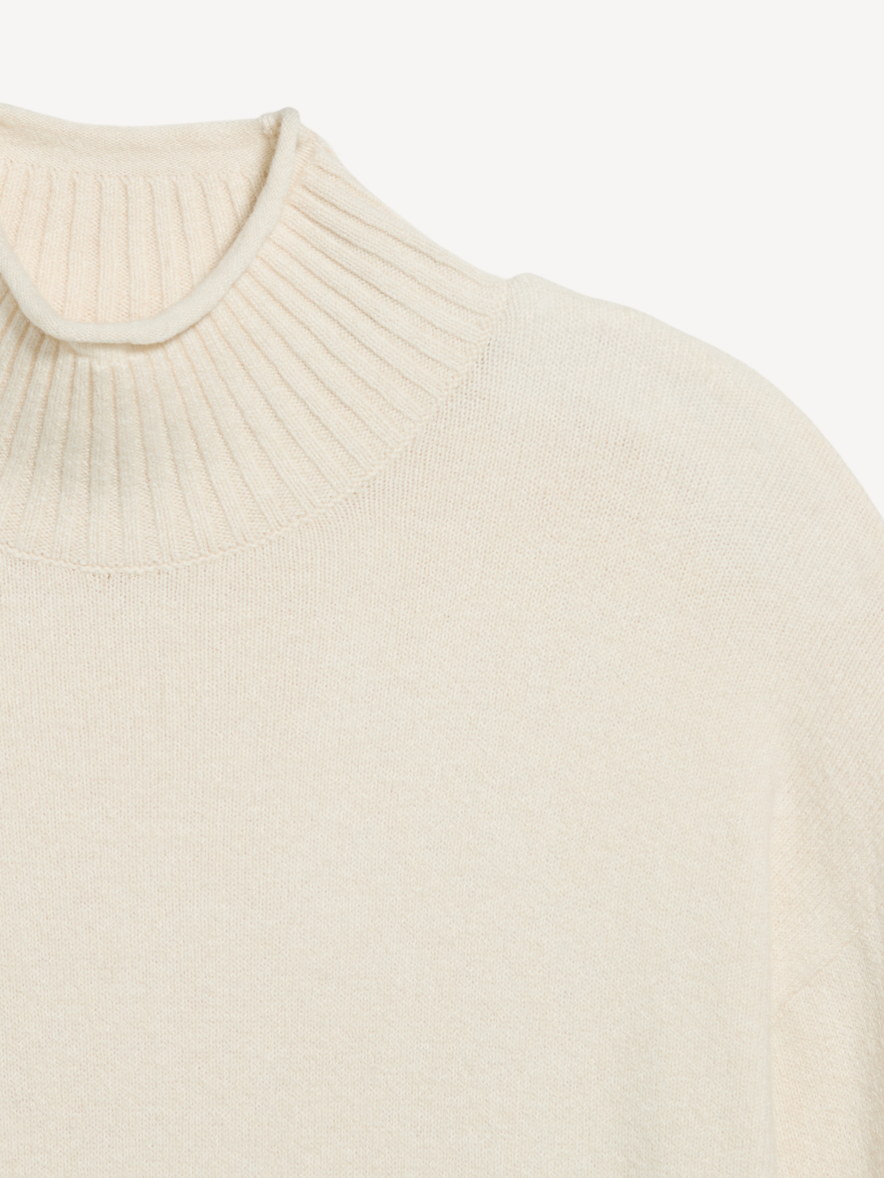 SoSoft Turtleneck Tunic Sweater - Wish Bone - 5