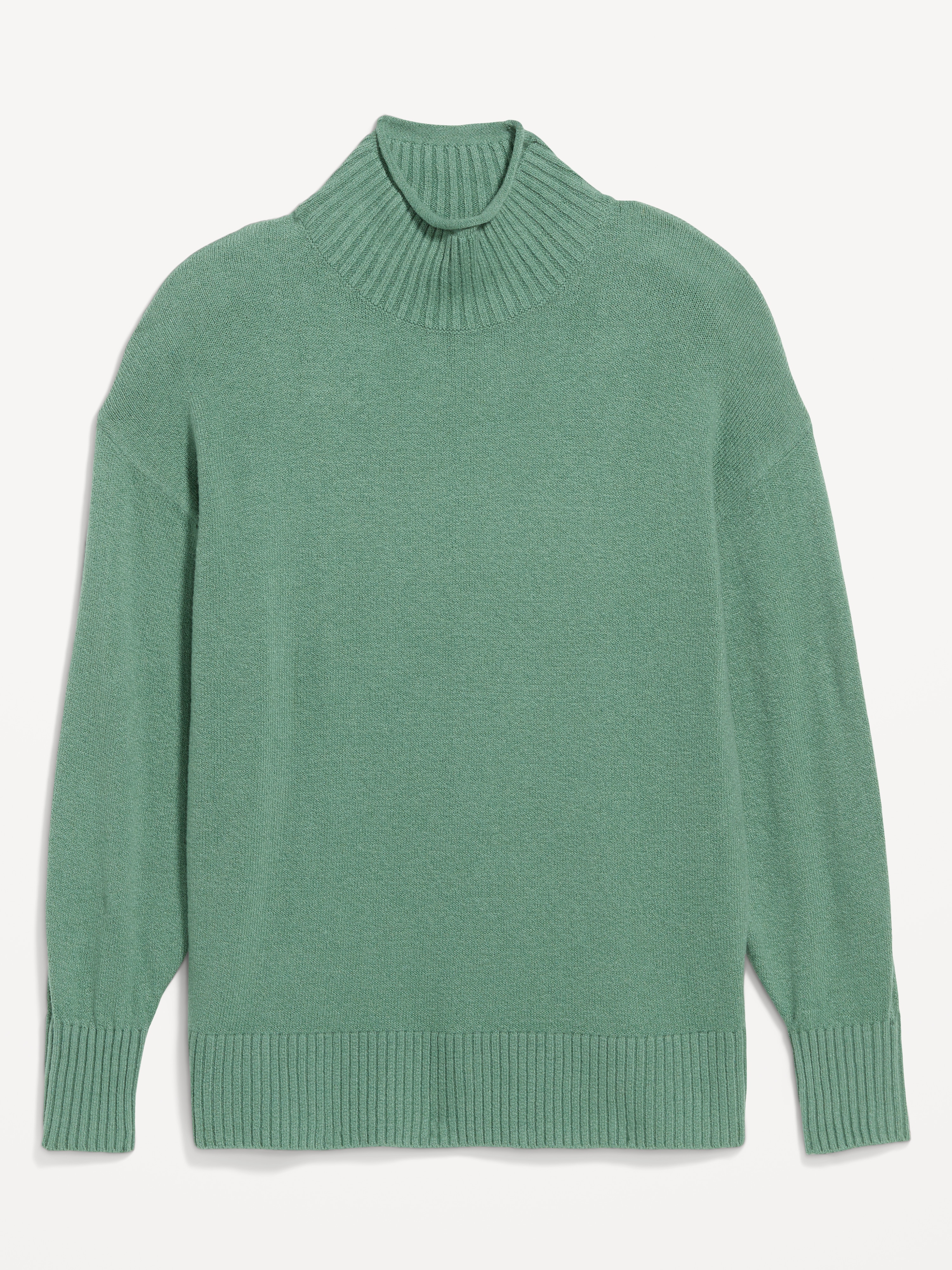SoSoft Turtleneck Tunic Sweater - Dried Herb - 4
