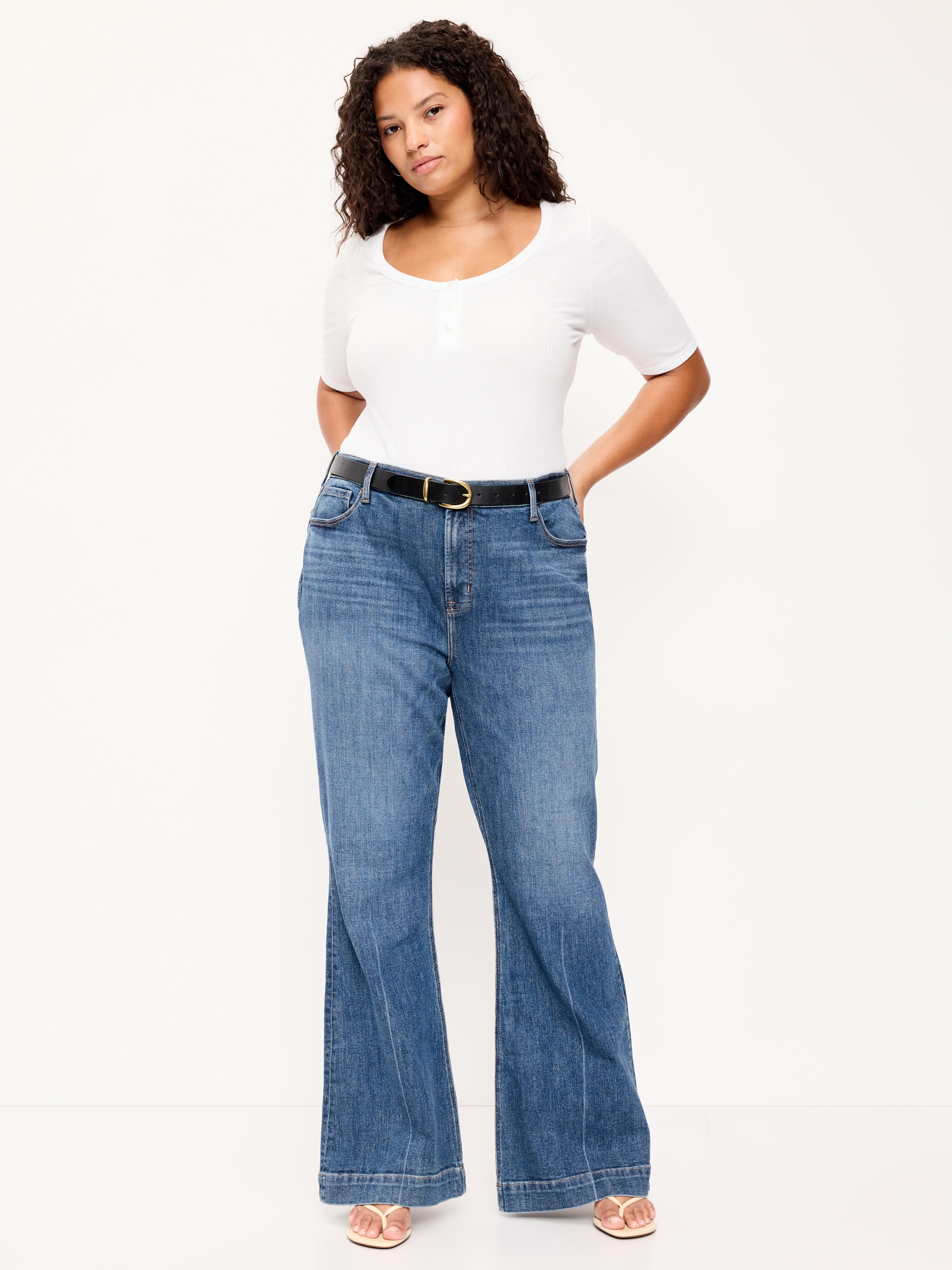 High-Waisted Flare Jeans - Clarice - 7