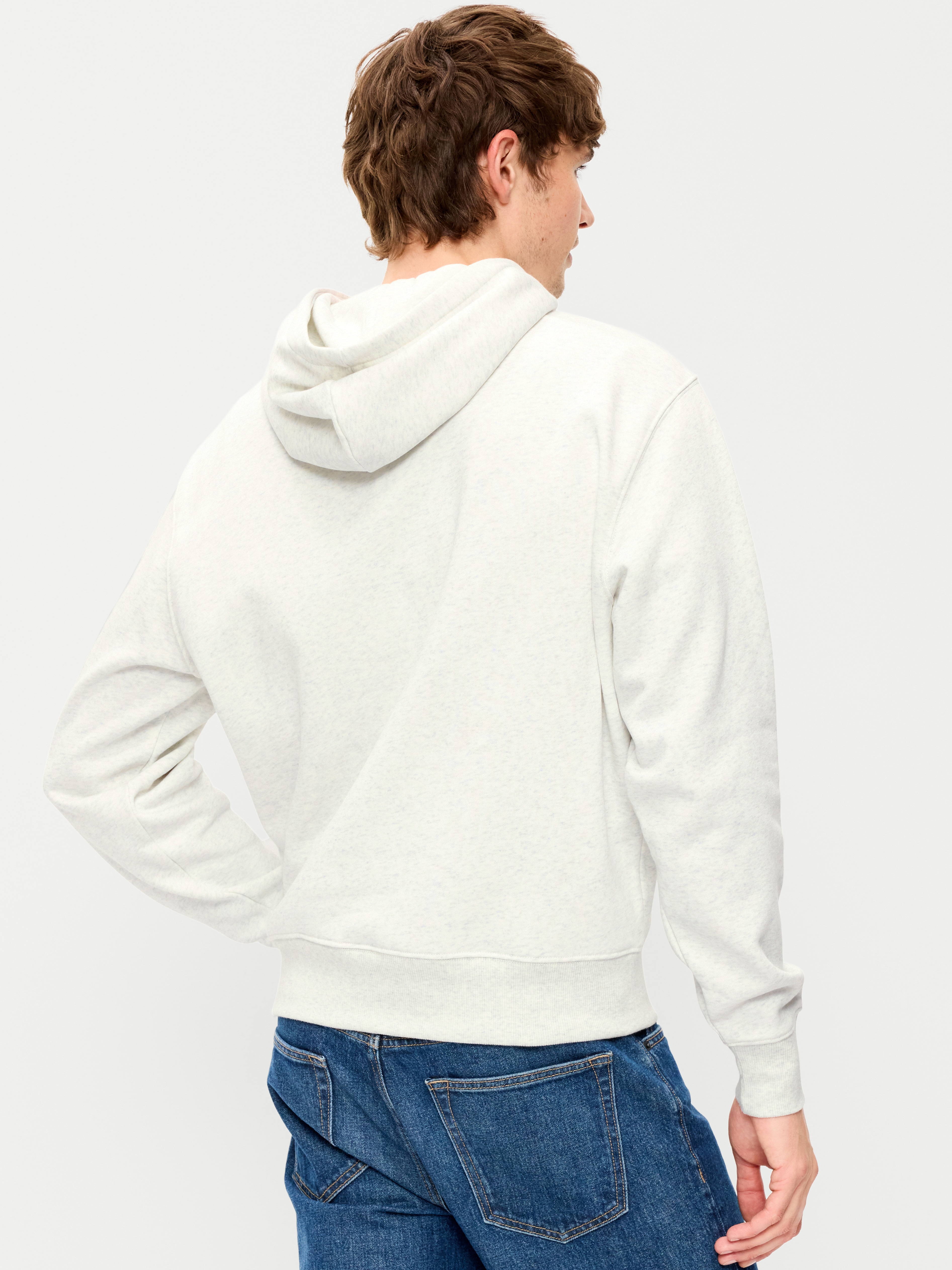 Rotation Popover Hoodie - Antique White Heather - 2