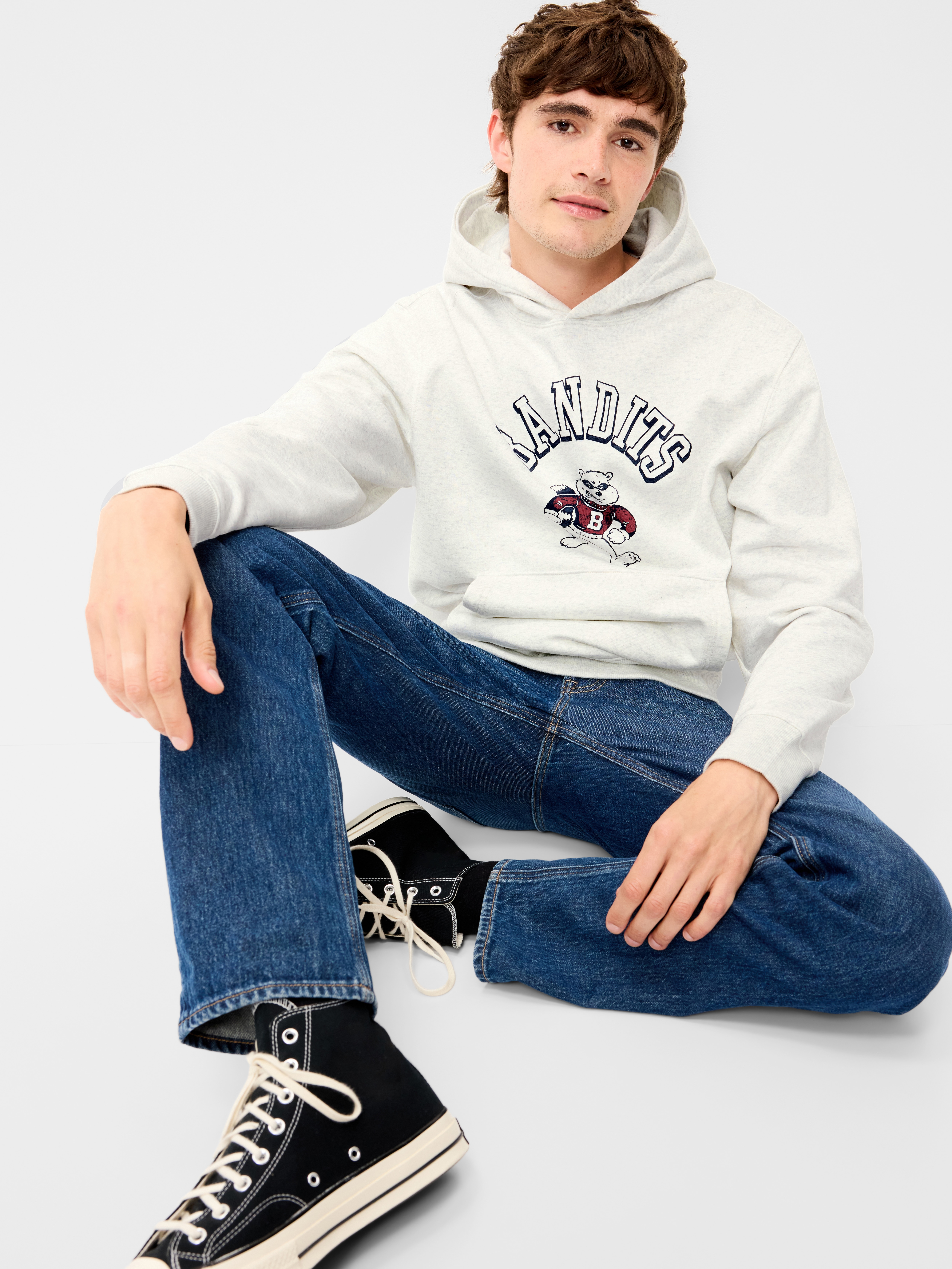 Rotation Popover Hoodie - Antique White Heather - 3