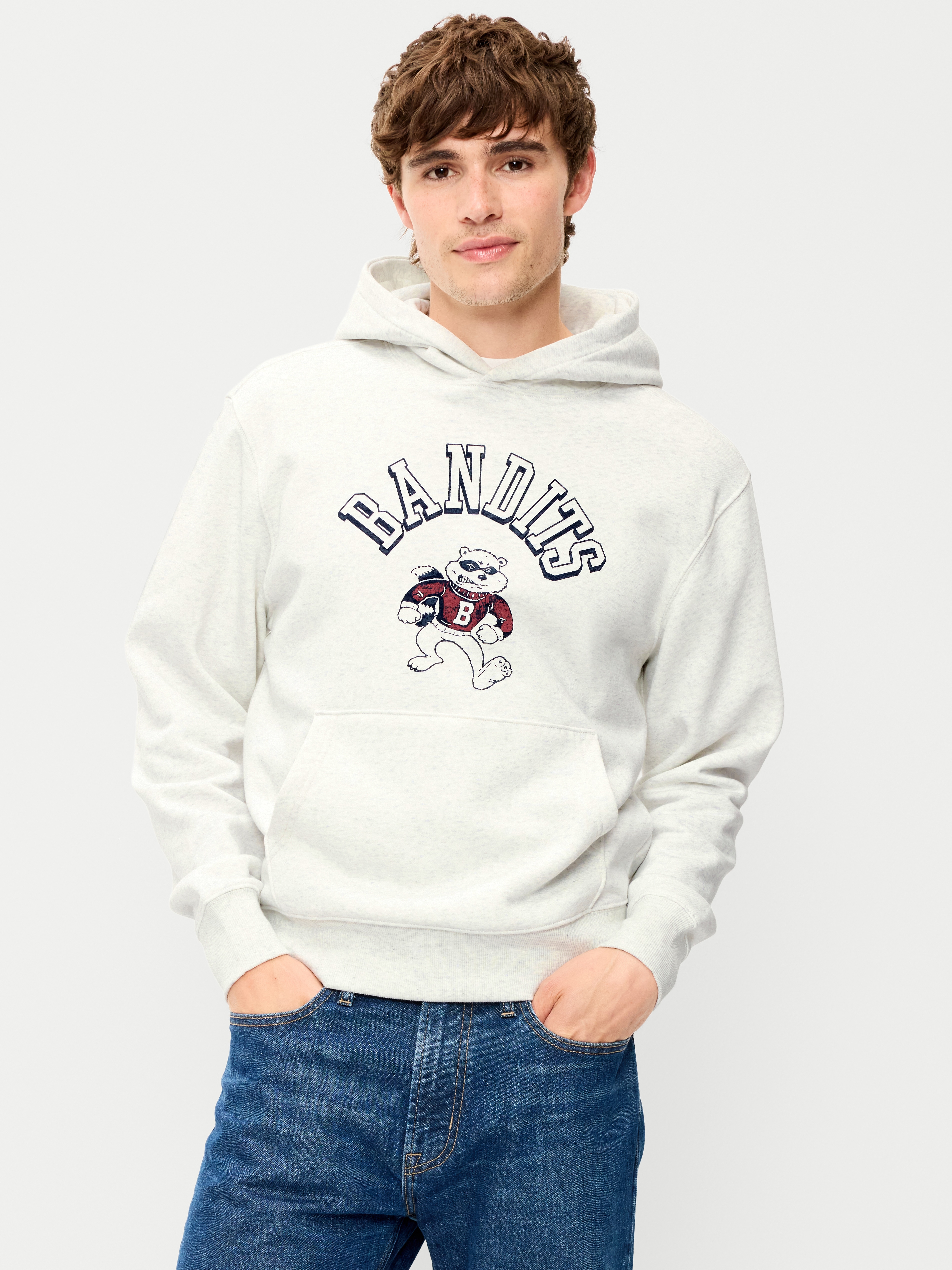 Rotation Popover Hoodie - Antique White Heather - 1