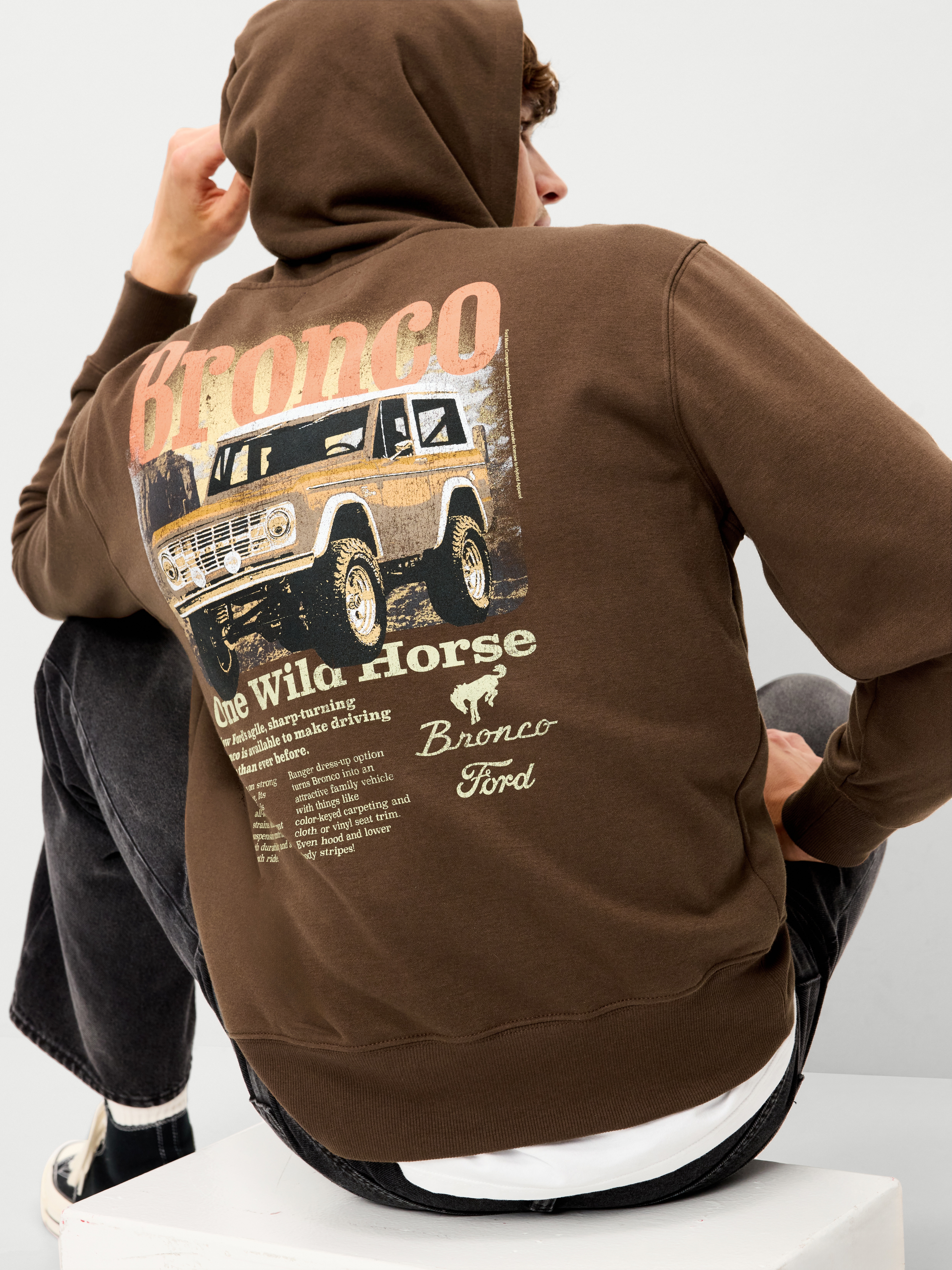Shelby® G.T. Pullover Hoodie - Dark Walnut - 3