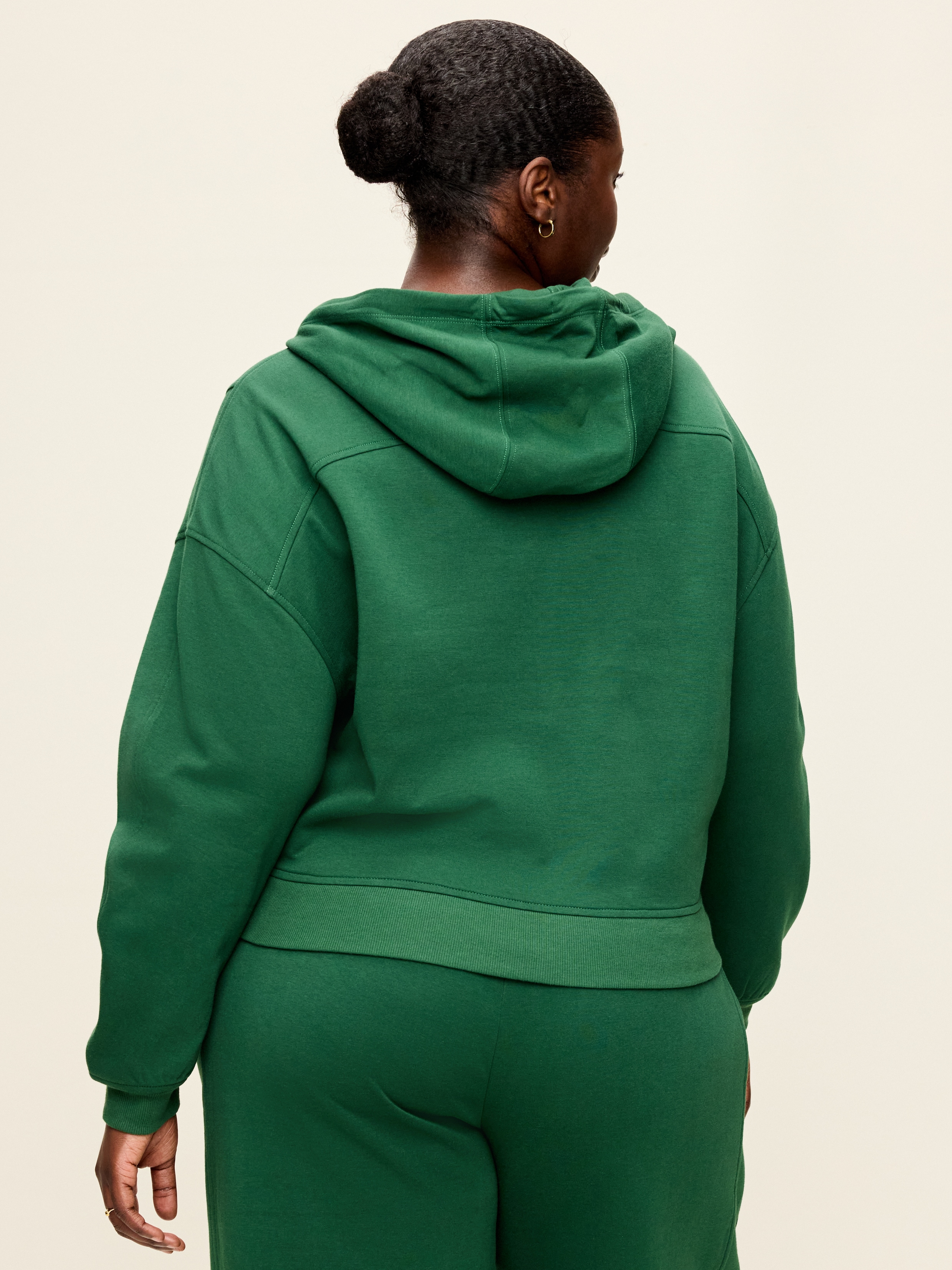 Dynamic Fleece Half-Zip Hoodie Sweatshirt - Field Of Greens - 8