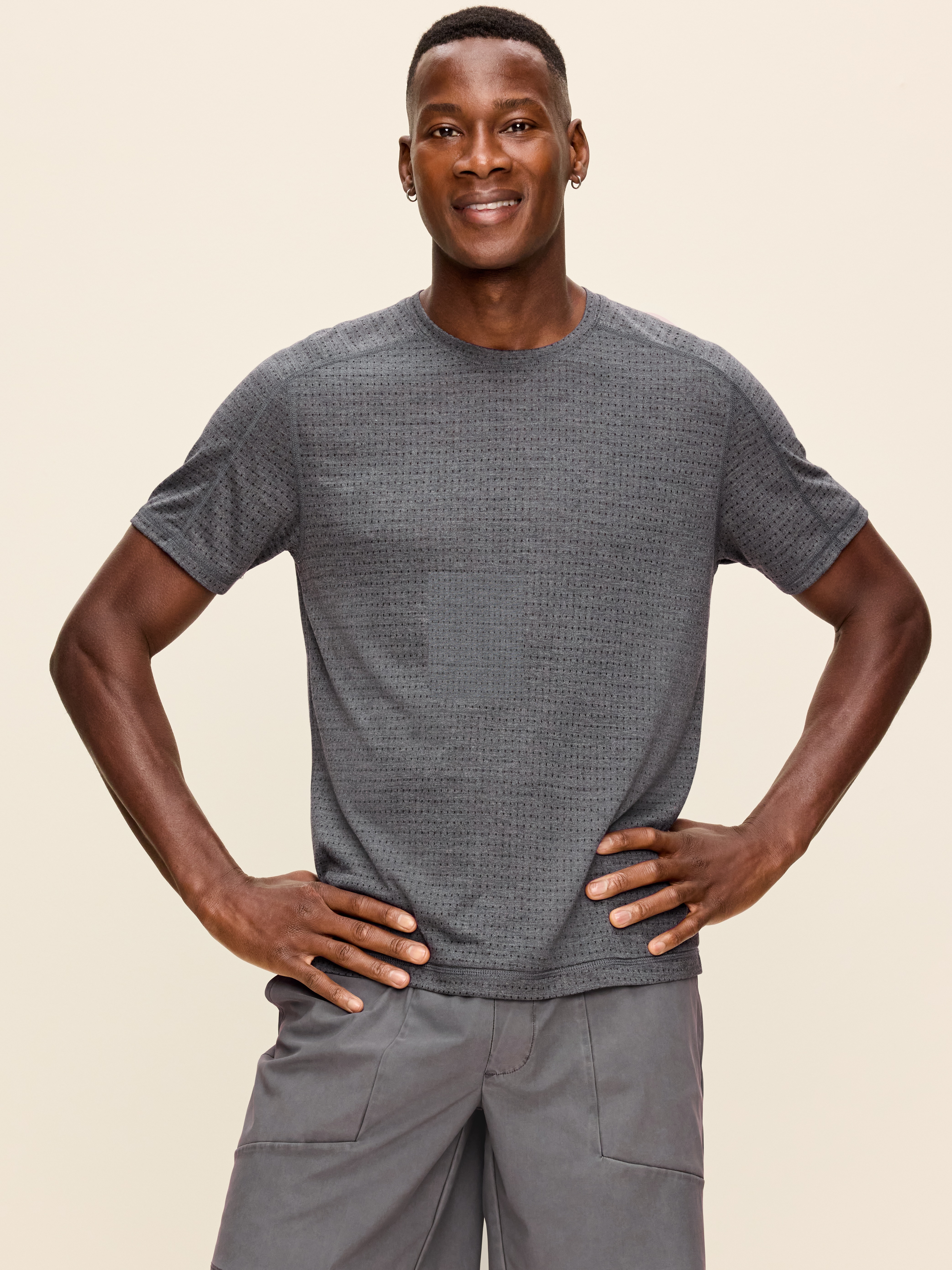 Relaxed Mesh T-Shirt - Panther - 1