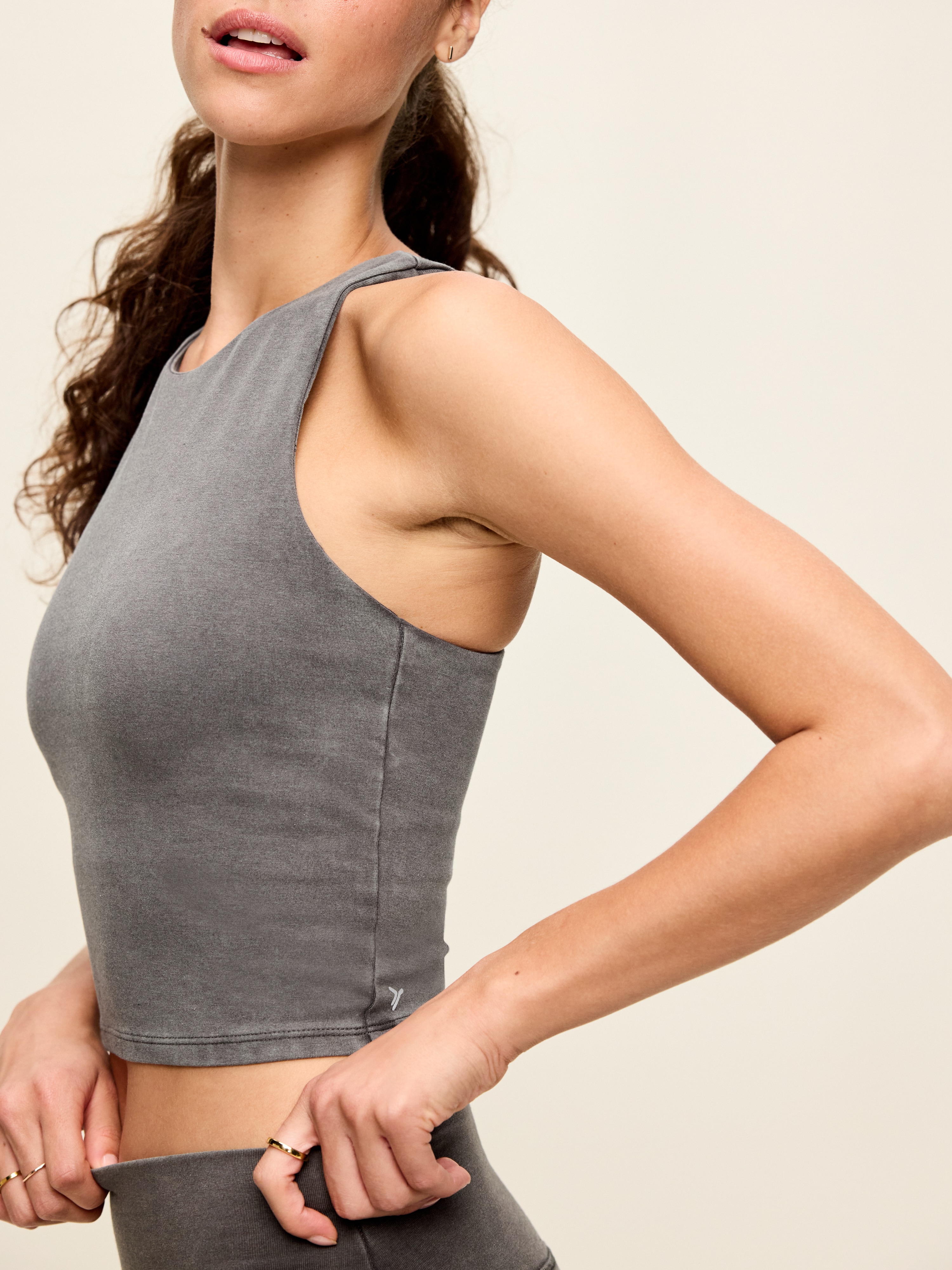 Light Support PowerChill High-Neck Racerback Sports Bra - Panther - 9