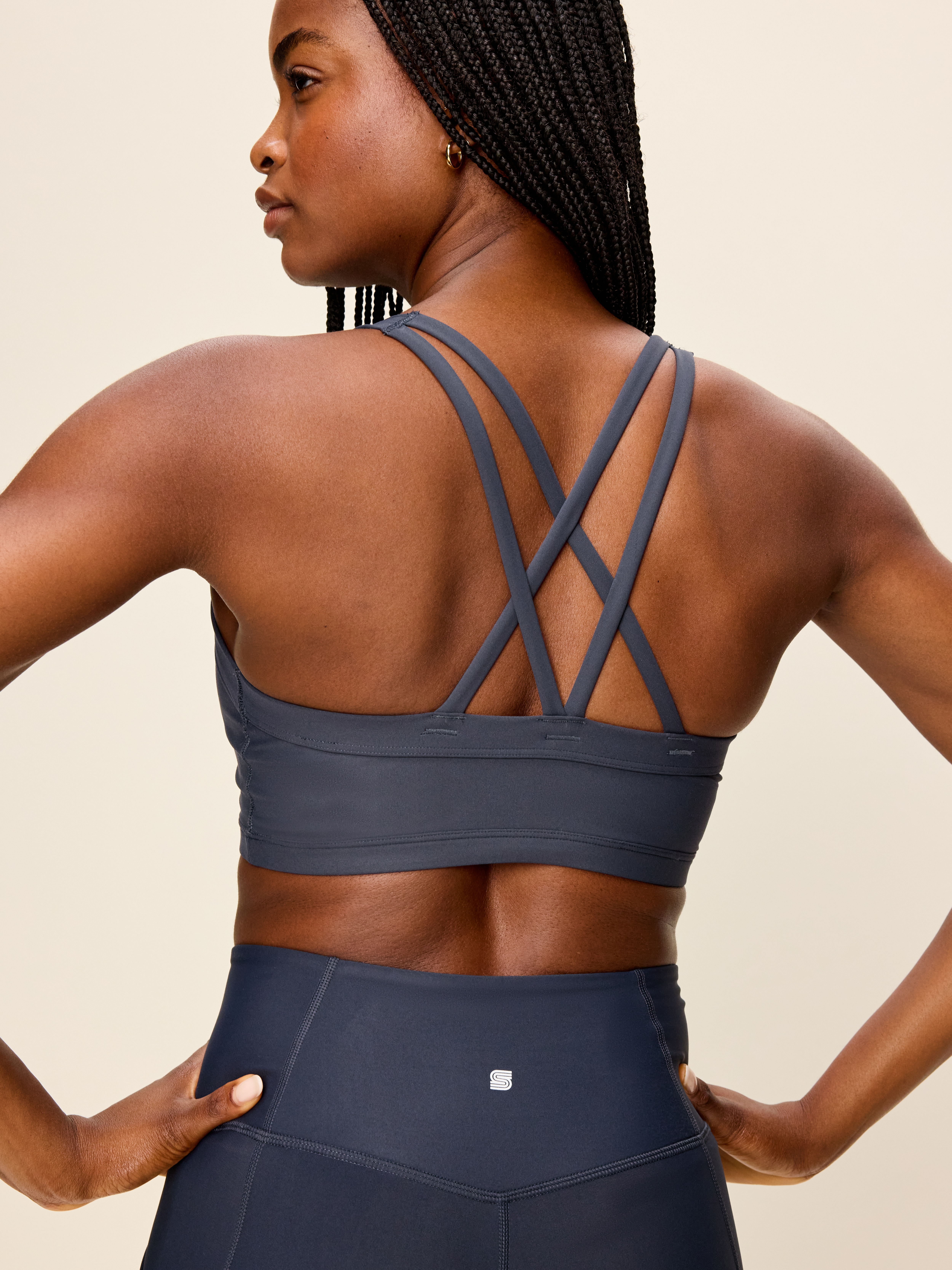 Medium Support PowerSoft Sports Bra - Dusk Navy - 6