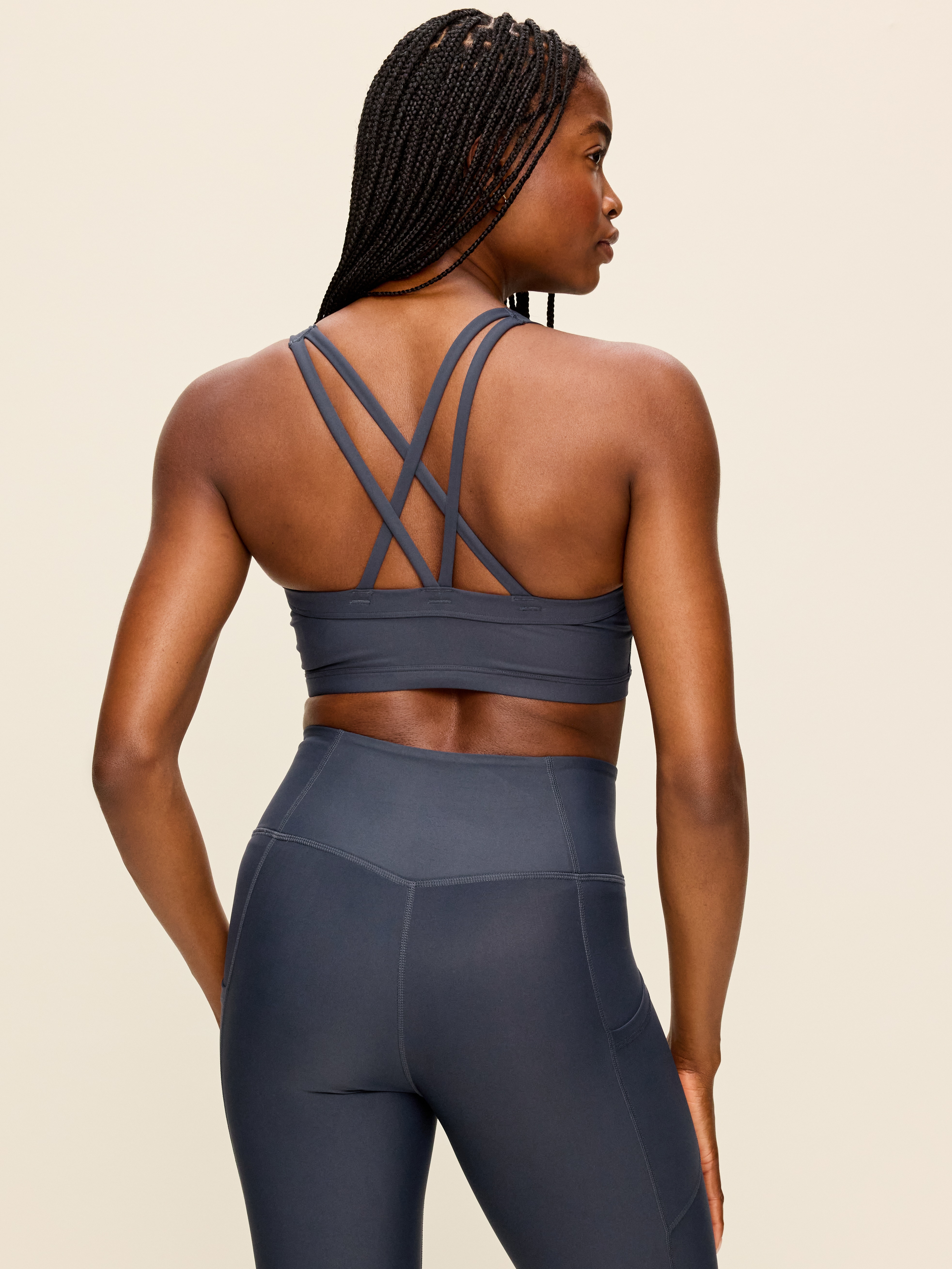 Medium Support PowerSoft Sports Bra - Dusk Navy - 2