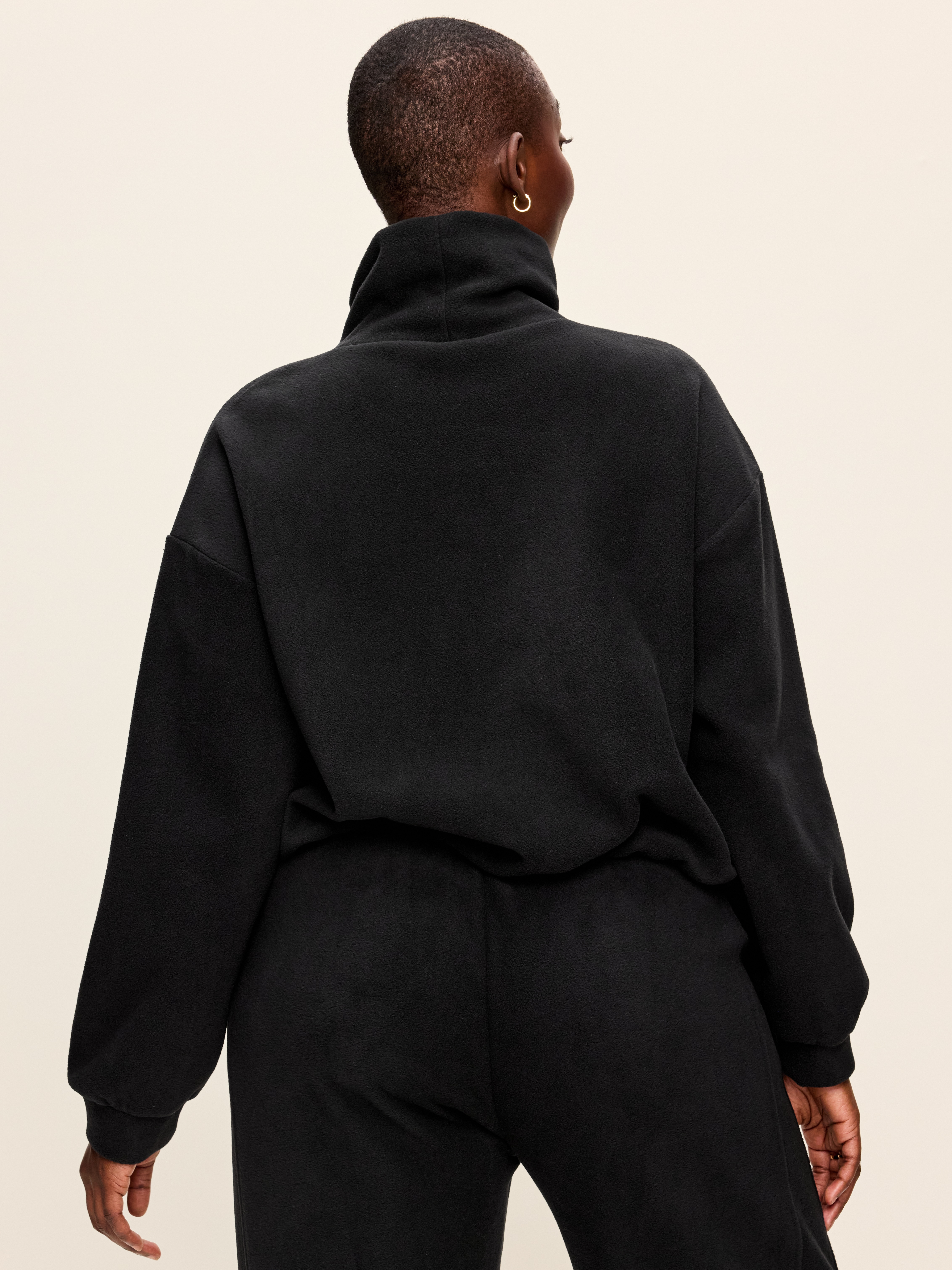 Performance Fleece Funnel Neck Pullover - Black Jack - 6