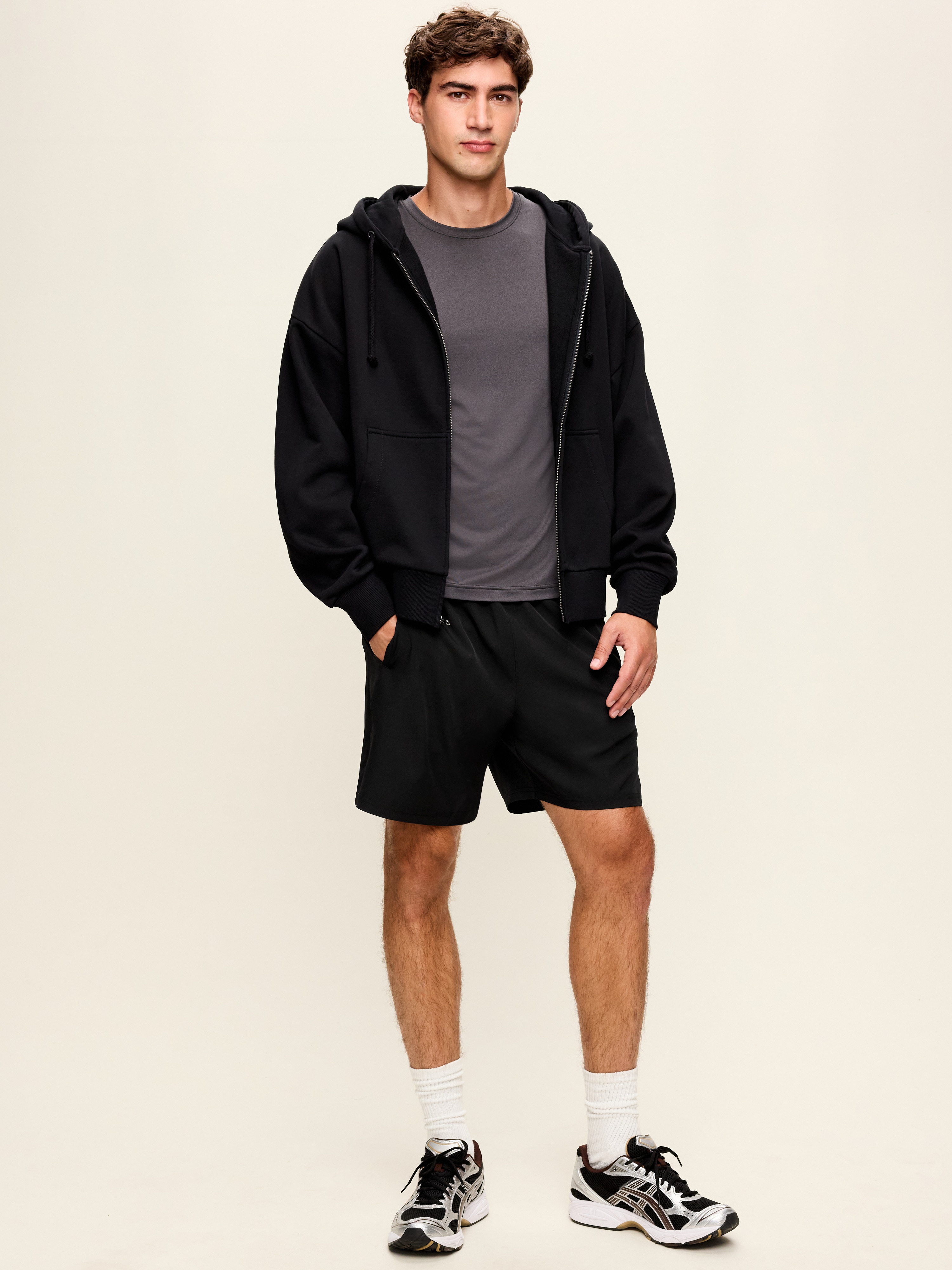 StretchTech Workout Shorts -- 7-inch inseam - Black Jack - 2