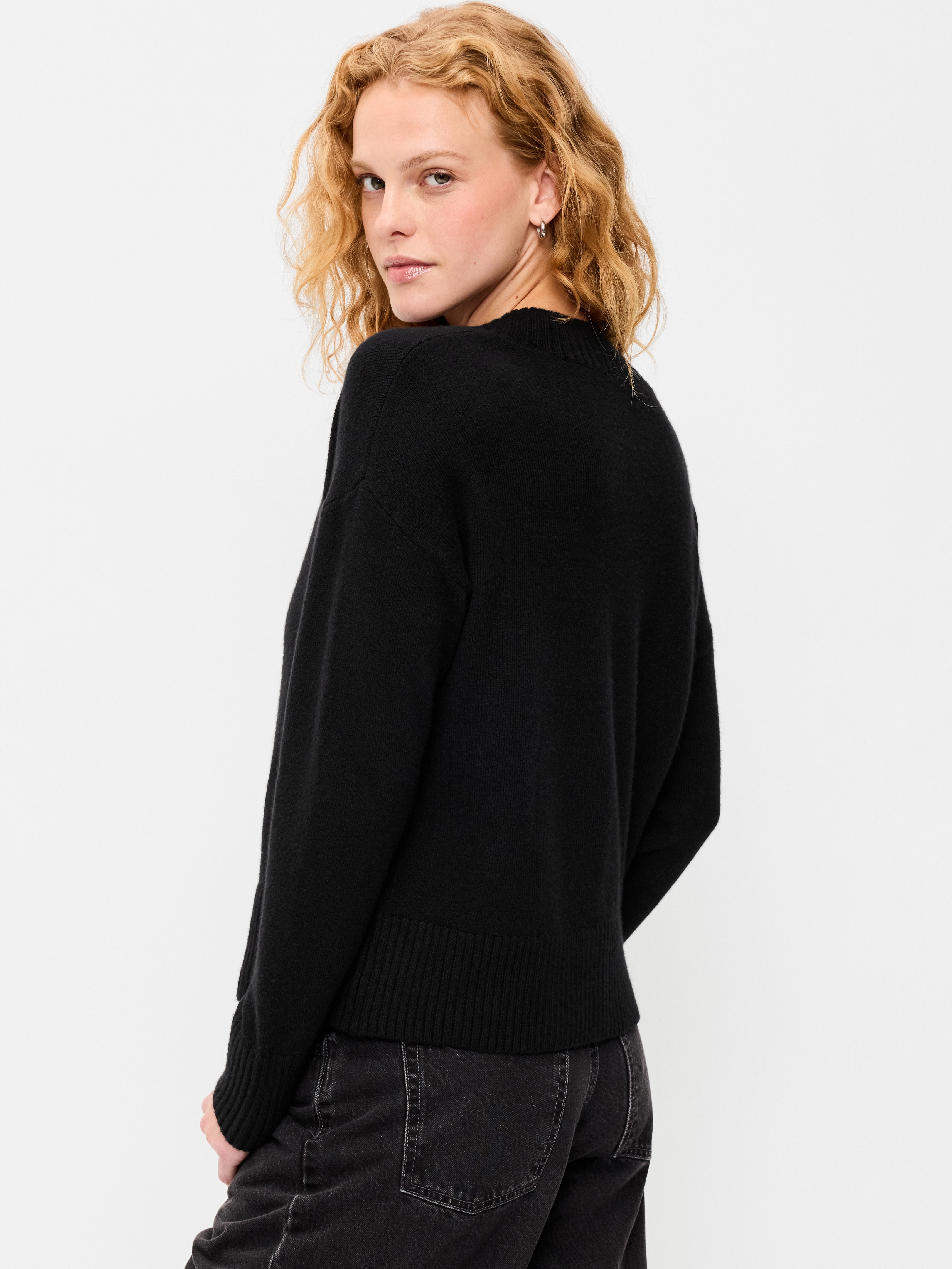 SoSoft V-Neck Sweater - Black Jack - 2
