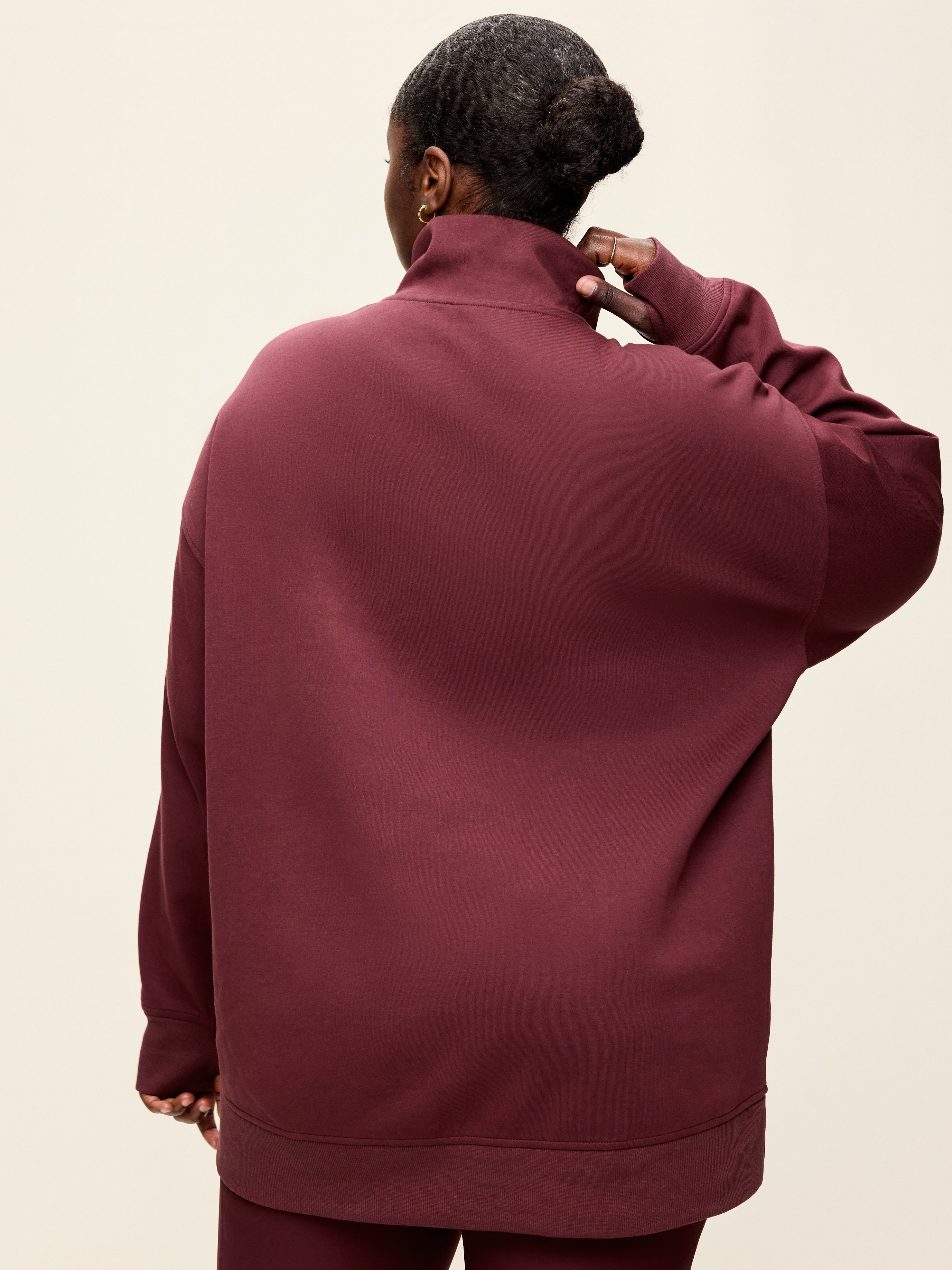 Dynamic Fleece Half-Zip Tunic Sweatshirt - Grand Canyon - 8