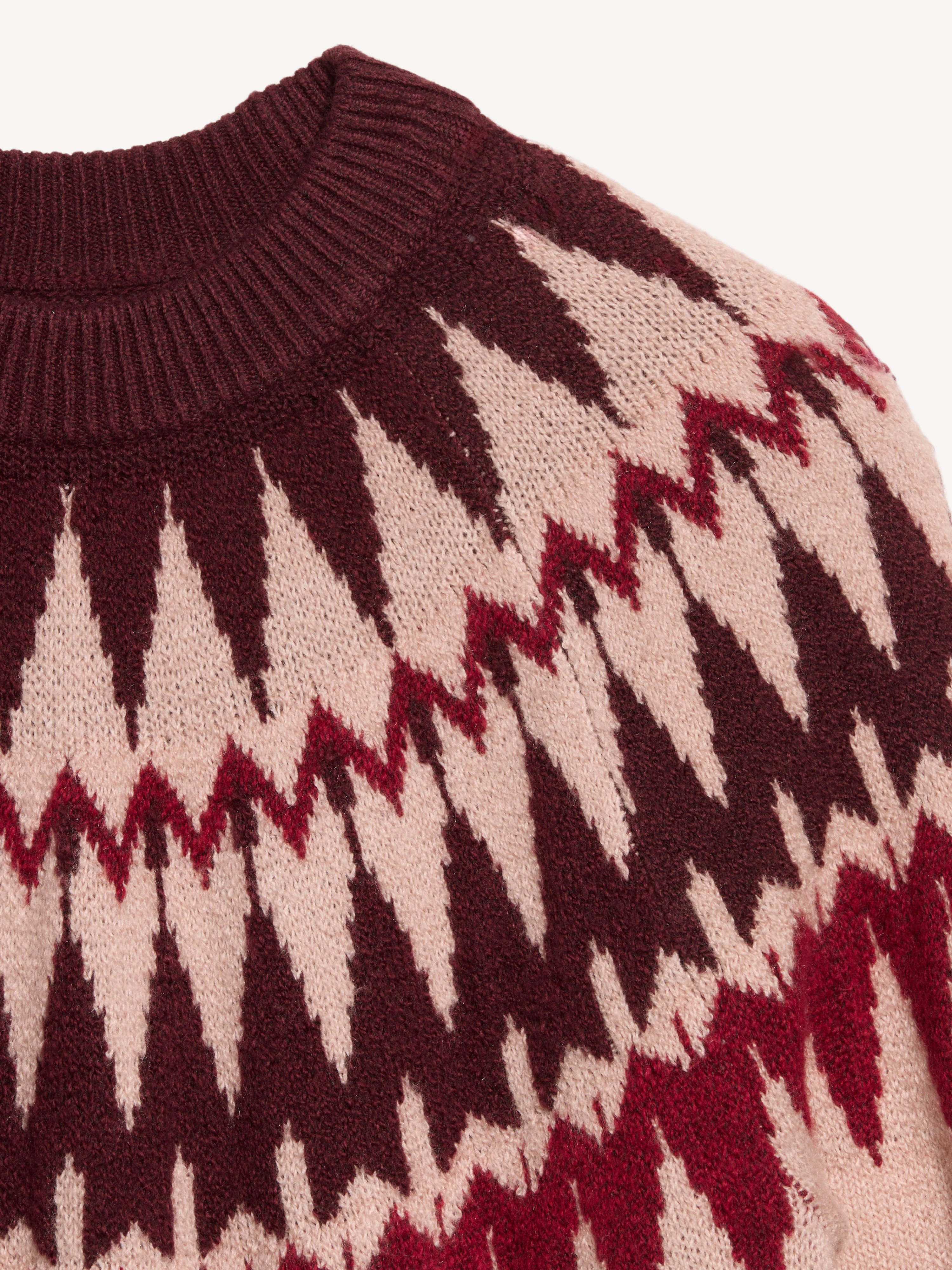 SoSoft Oversized Crew-Neck Sweater - Warm Fair Isle - 5
