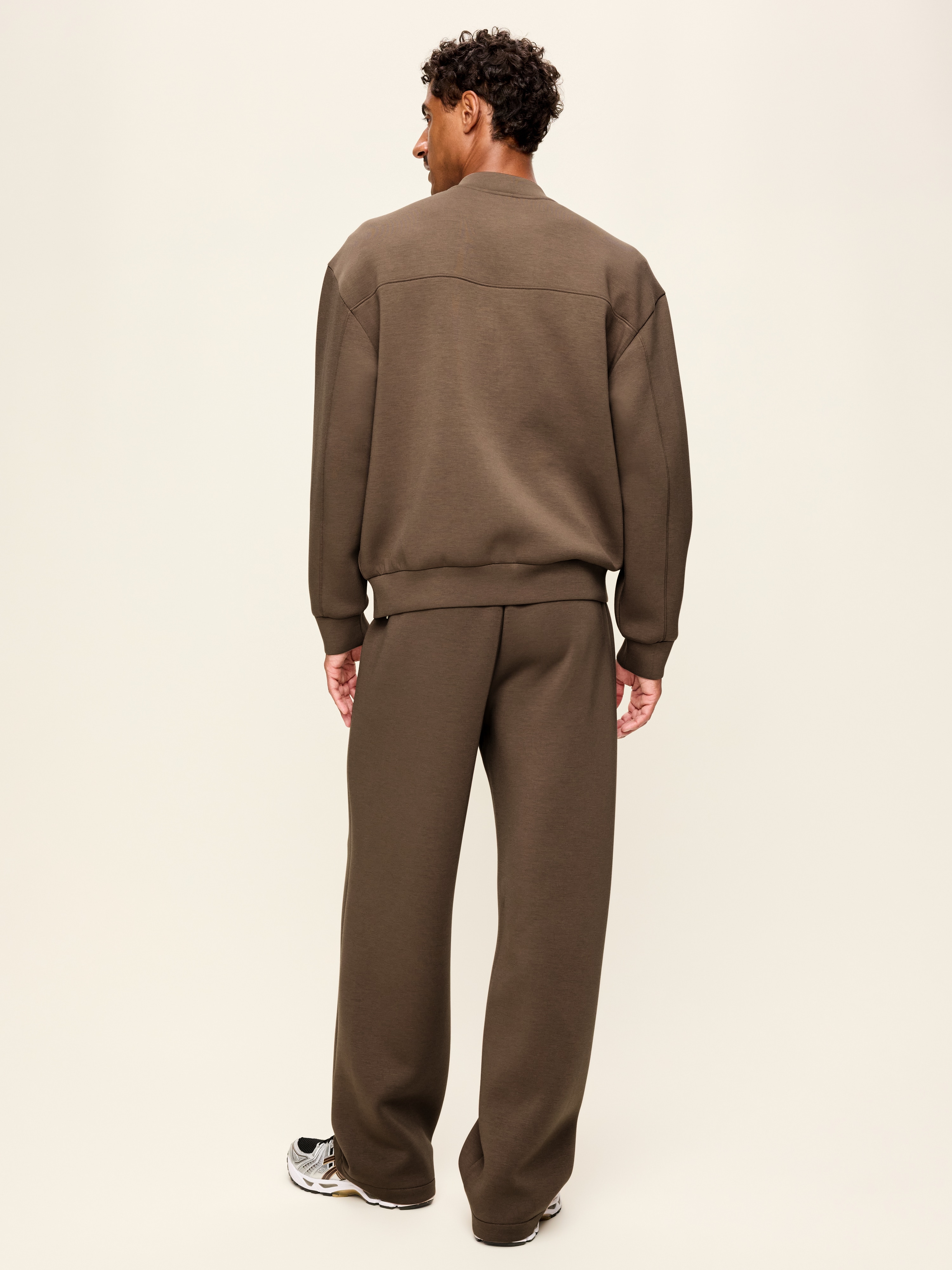 Bounce Fleece Baggy Sweatpants - Saddle Brown - 3