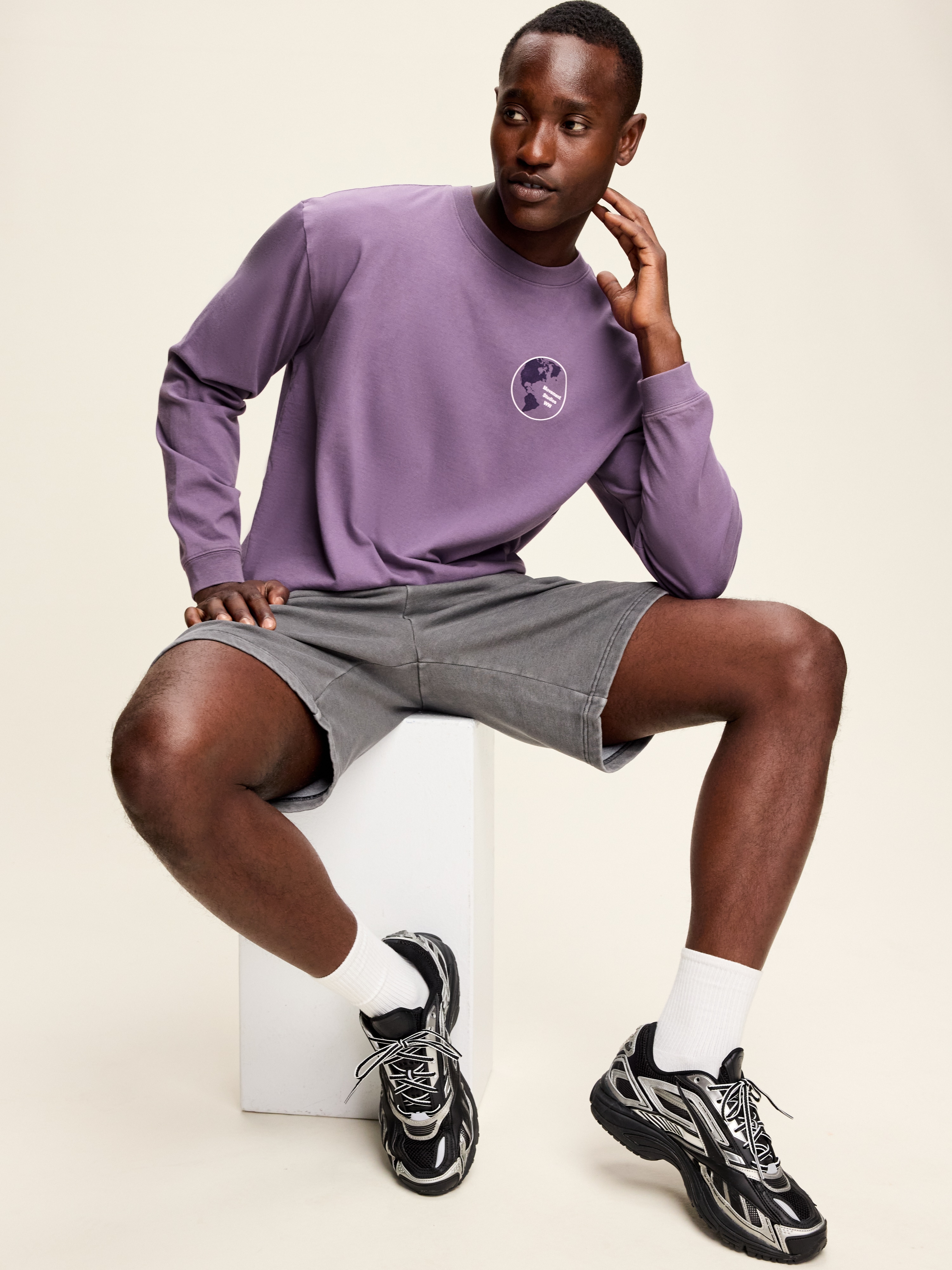 Lived-In Pro Long-Sleeve Graphic T-Shirt - Story Dust - 3