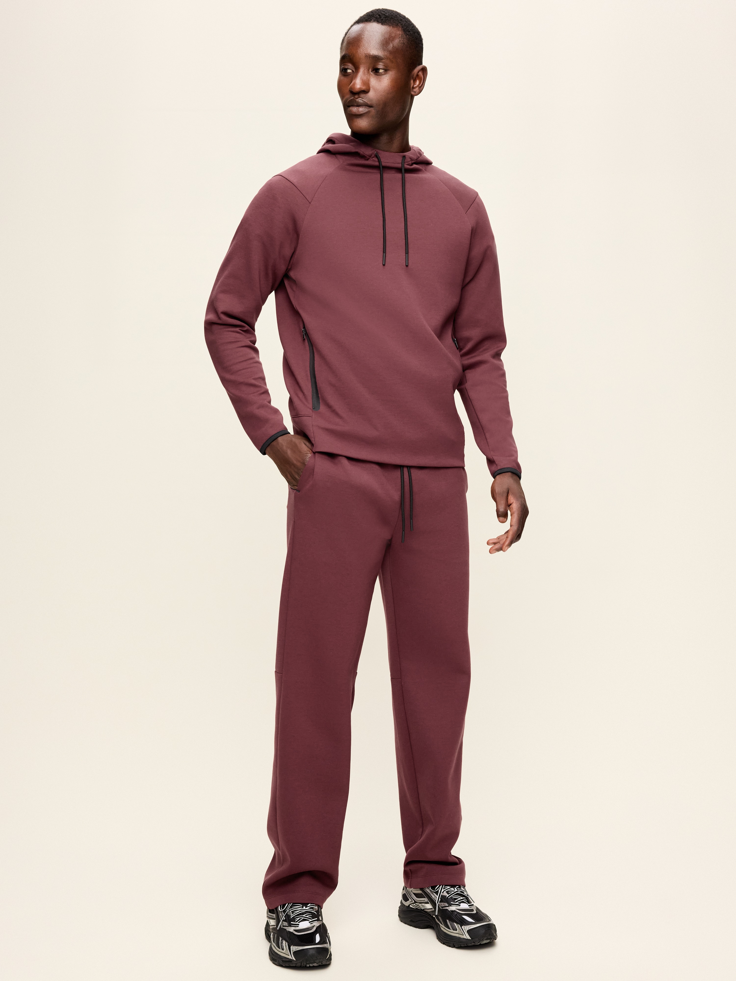 Dynamic Fleece Straight-Leg Pants - Reddy Or Not - 2